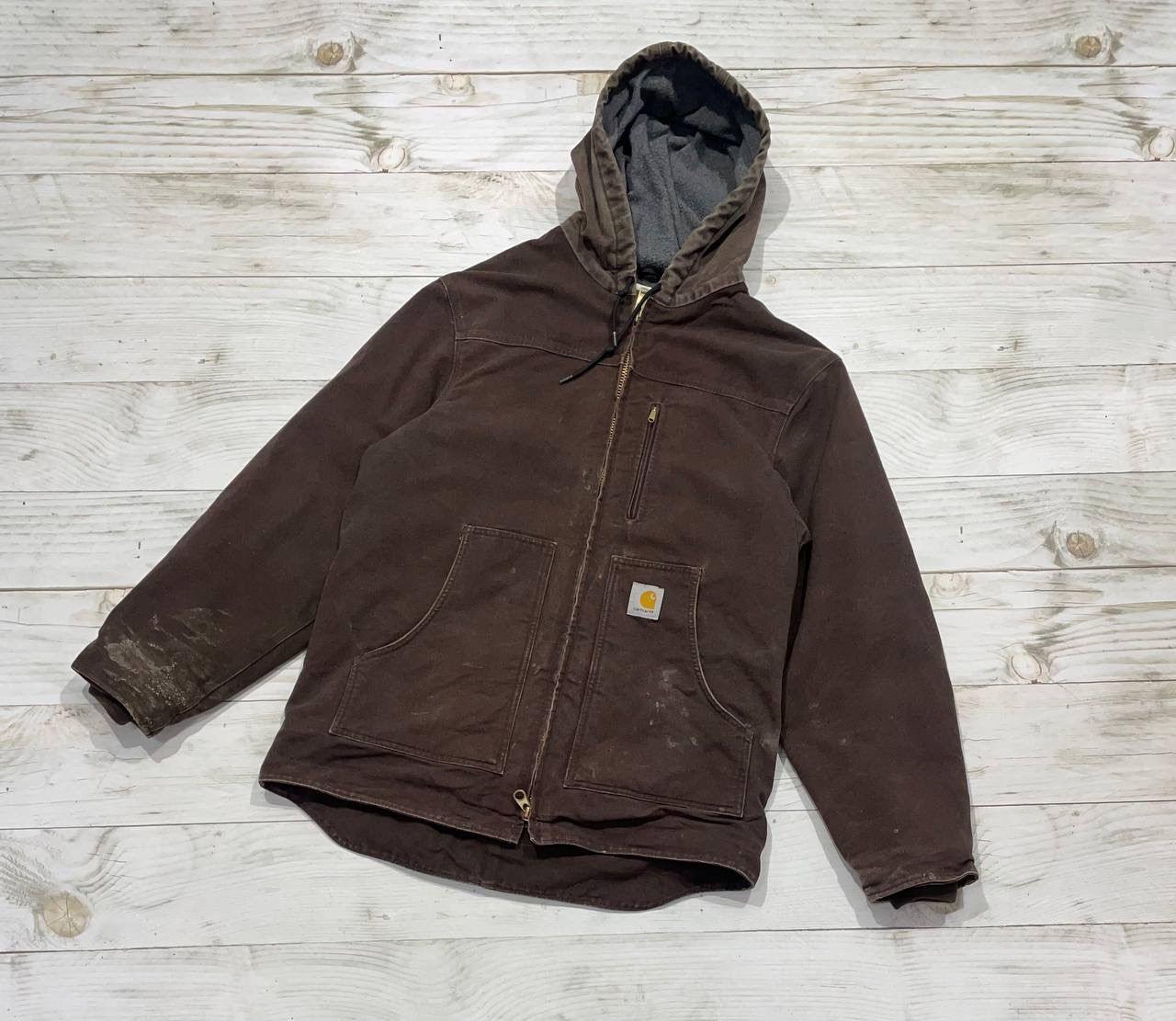 Carhartt Vintage Carhartt Ridge Jacket Distressed 90s Size US L / EU 52-54 / 3 - 2 Thumbnail