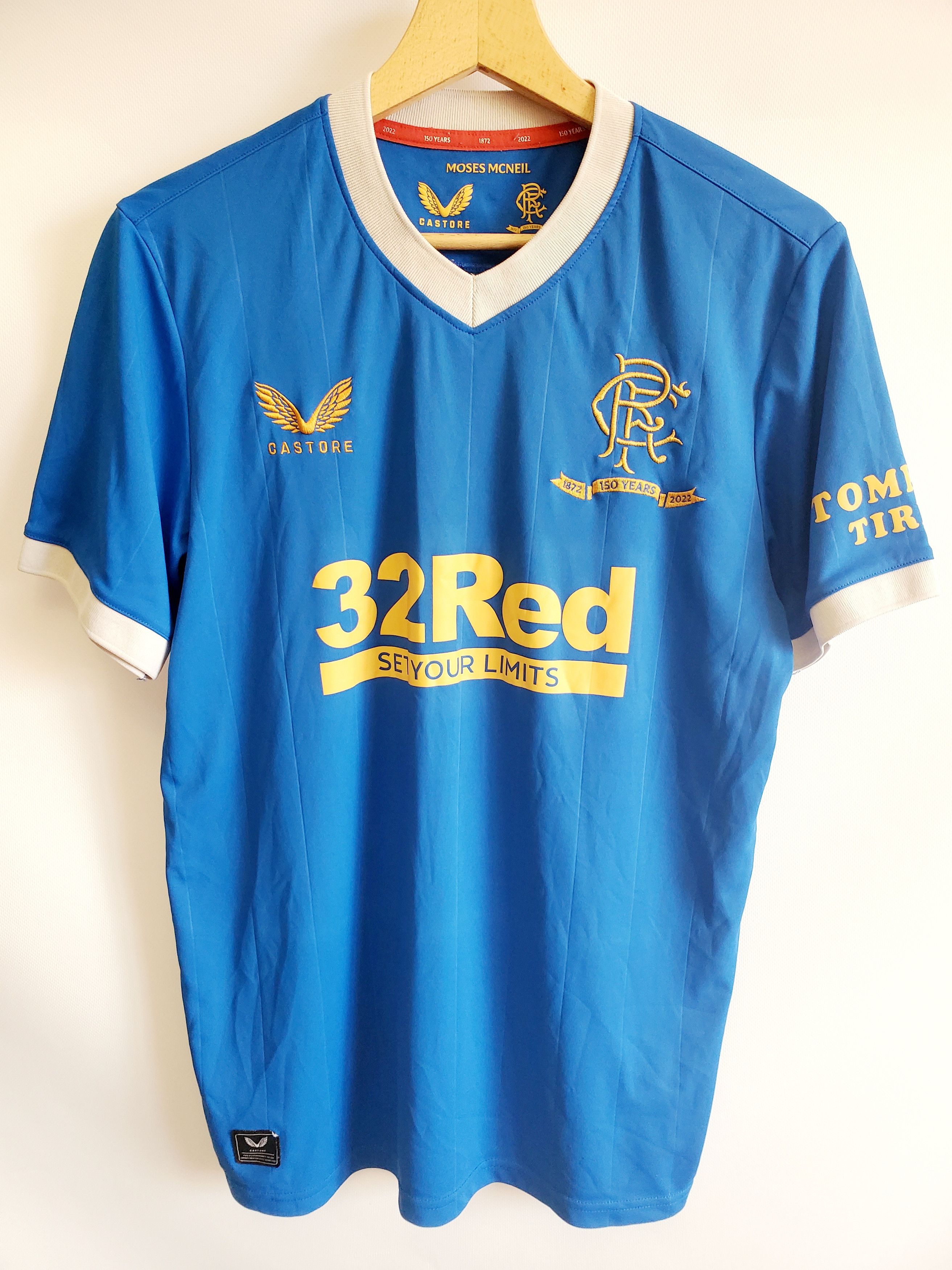 Other Glasgow Rangers Home Shirt 2021/2022 150 Years Size m Size US M / EU 48-50 / 2 - 1 Thumbnail