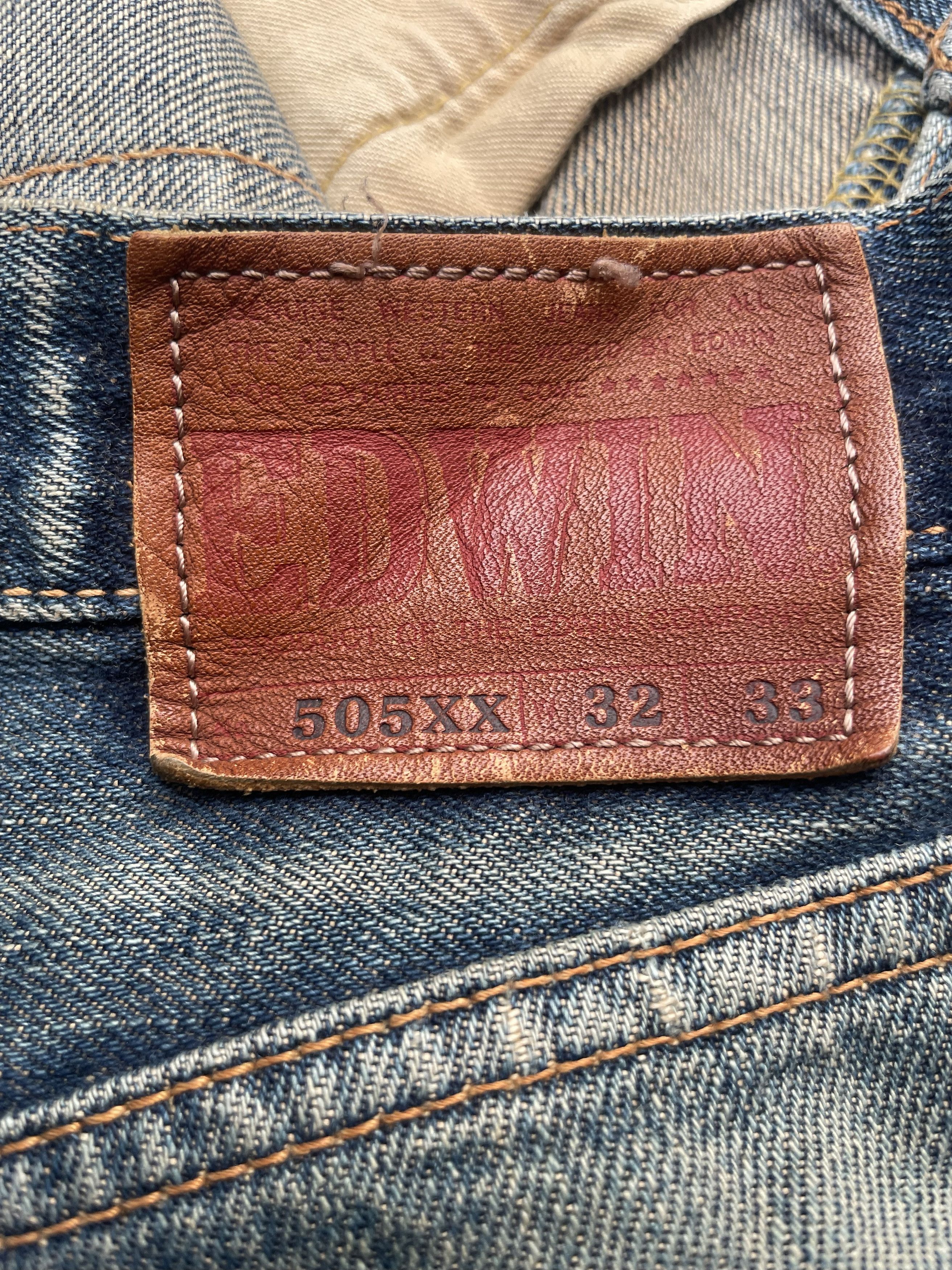 Edwin Vintage Edwin 505 XX Selvedge Denim Size US 33 - 13 Thumbnail
