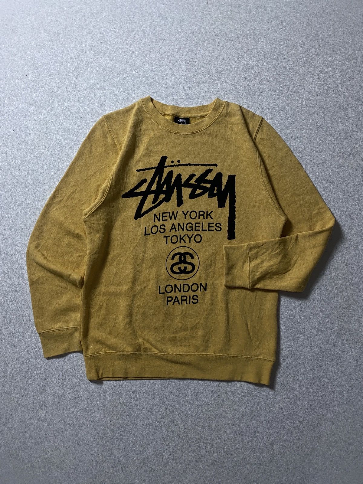 Stussy Stussy World Tour Crewneck Made in usa Size US S / EU 44-46 / 1 - 1 Thumbnail