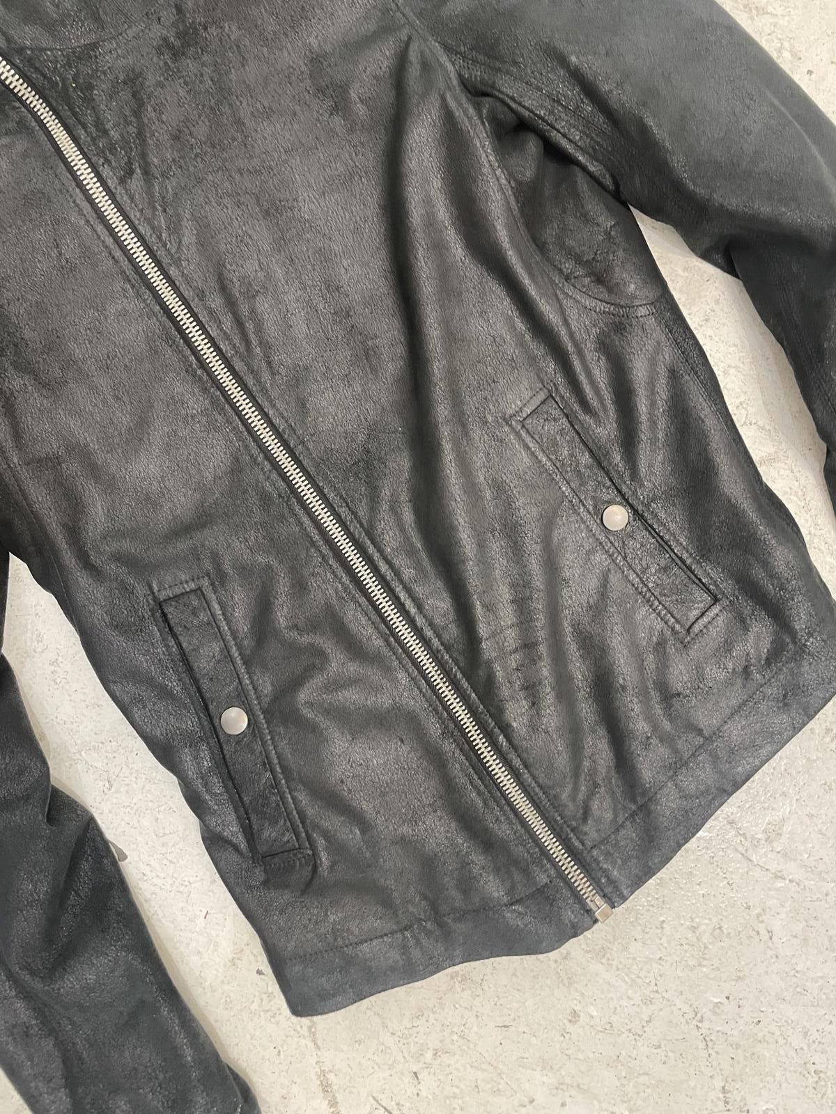 Rick Owens Rick Owen’s blistered leather black scuba jacket Size US XS / EU 42 / 0 - 2 Thumbnail