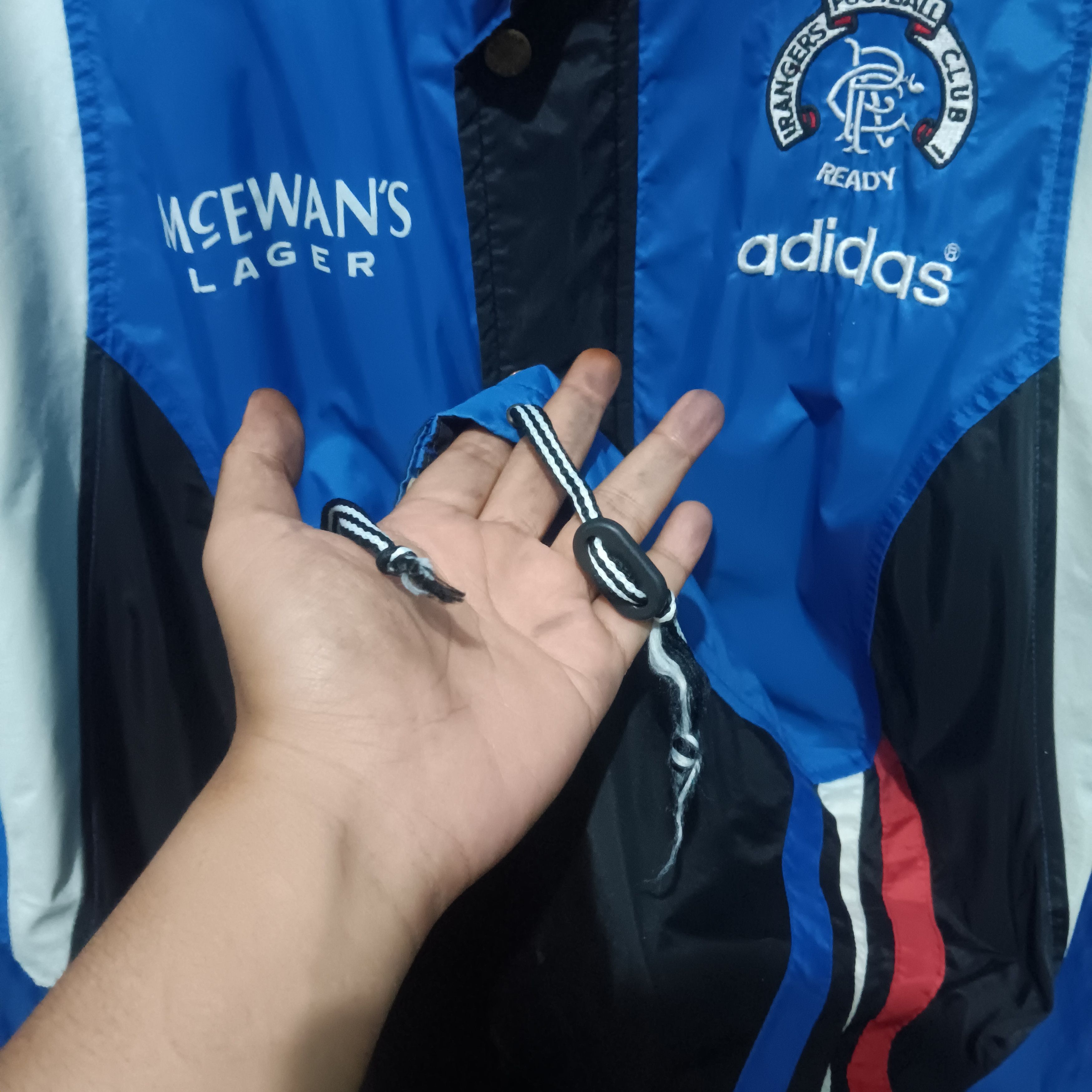 Vintage Vintage Adidas Rangers FC jacket Size US XL / EU 56 / 4 - 6 Thumbnail