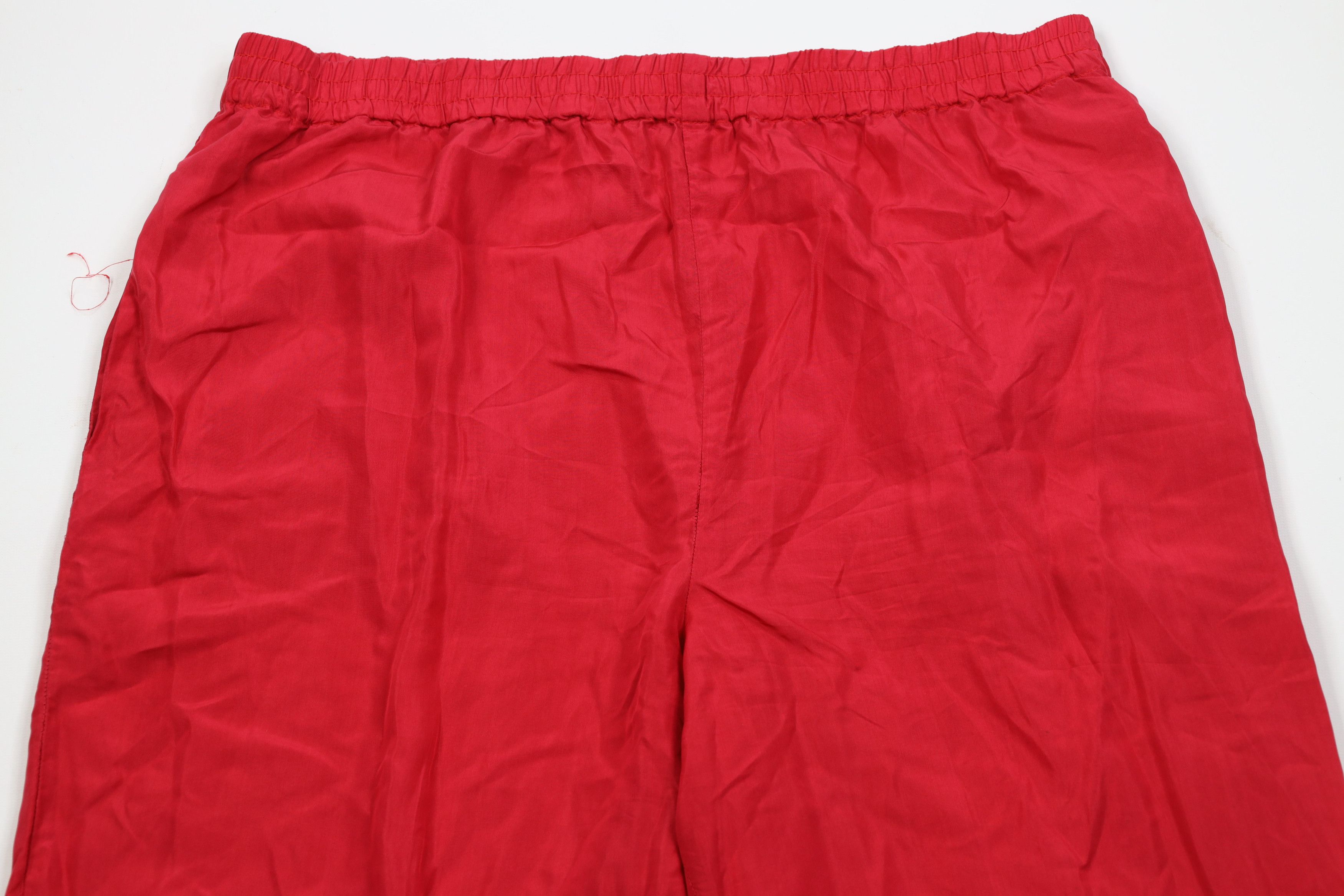 Diane von Furstenberg Vintage 90s Diane von Furstenberg Silk Loungewear Pants Red Size 36" / US 14 / IT 50 - 2 Thumbnail