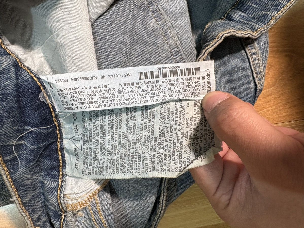 Zara ZARA MAN Denimwear Distressed Slim Jeans - Size 36 (NWT) Size US 36 / EU 52 - 15 Thumbnail