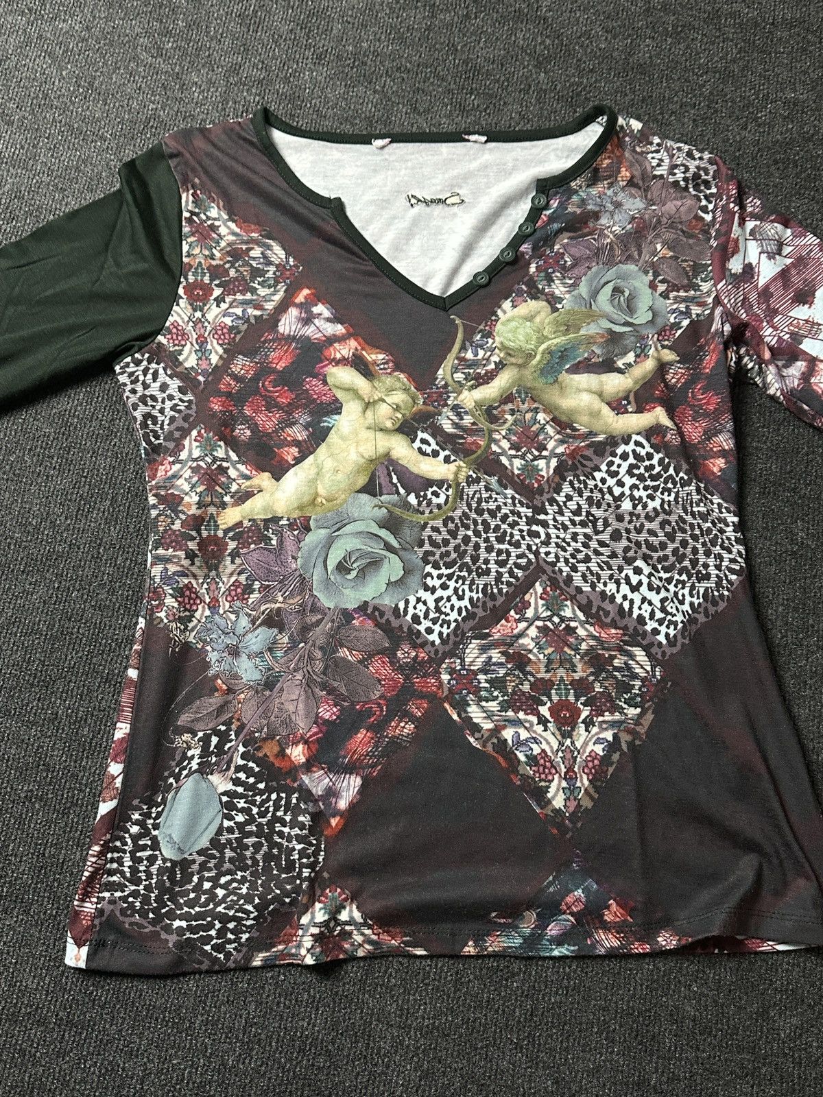 Other 🚨Desigual Womens Mesh Jacket Face JPG Style Rare Old Money Size L / US 10 / IT 46 - 7 Thumbnail