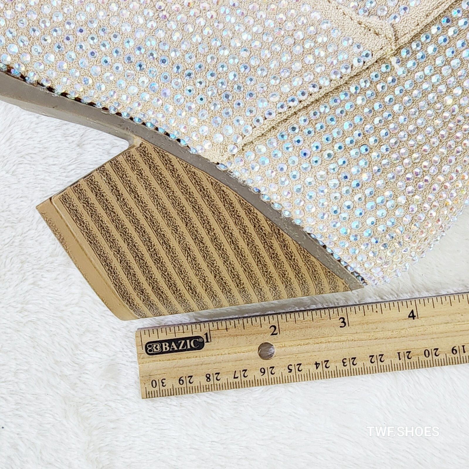Other Angel Rider Beige W/ Rhinestones Country Glam Western Cowgir Size US 6 / IT 36 - 6 Thumbnail
