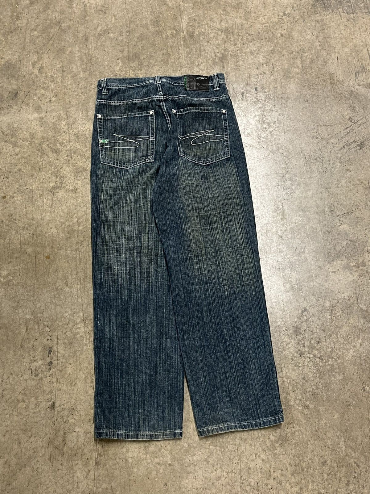 Southpole × Vintage Southpole y2k baggy faded denim wide leg skater rare hype Size US 34 / EU 50 - 6 Thumbnail