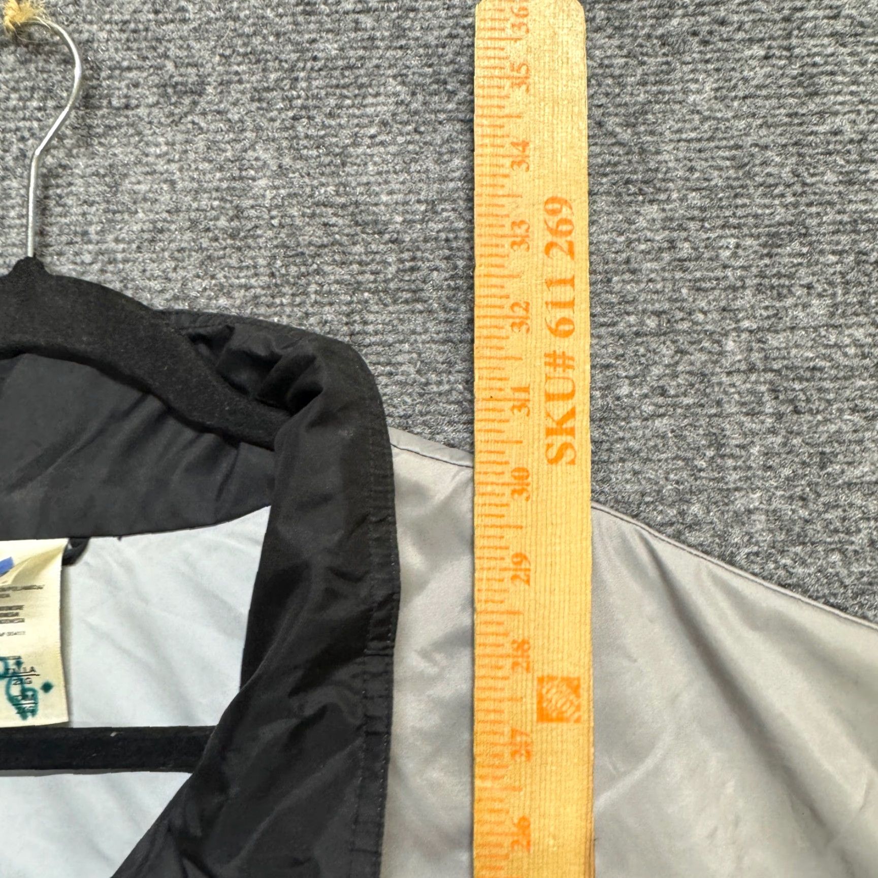 Adidas VTG Adidas Jacket Mens XXL Black 90s Gray Y2K Nylon Windbreaker Track Jacket Mens XXL Black Track Jacket Distressed Vintage Windbreaker Size US XXL / EU 58 / 5 - 4 Thumbnail