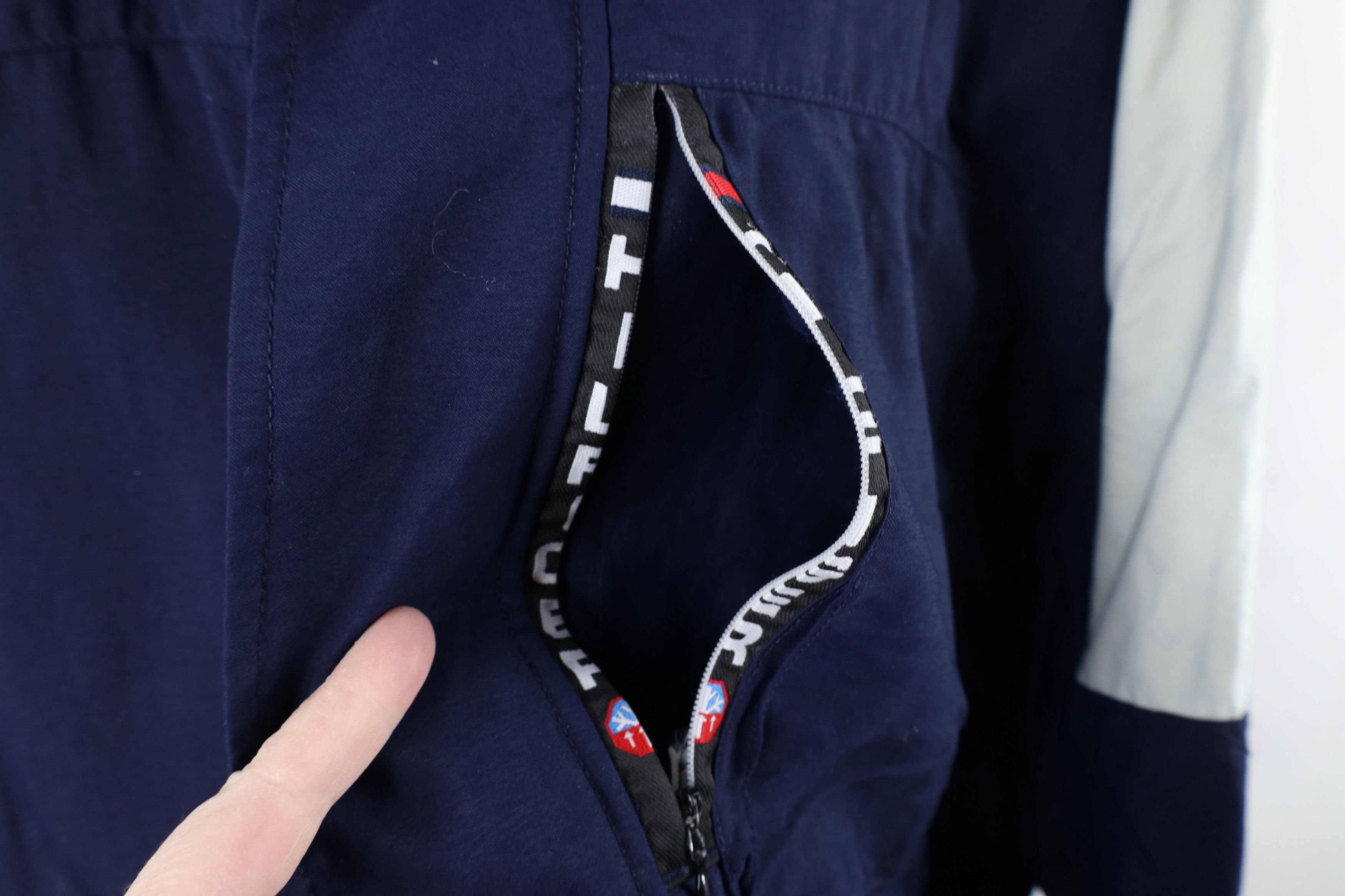 Tommy Hilfiger × Vintage Vintage 90s Tommy Hilfiger Fleece Lined Hooded Jacket Size US XXL / EU 58 / 5 - 5 Thumbnail
