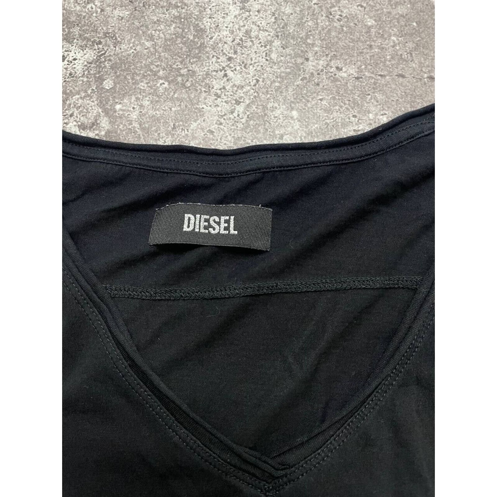 Diesel × Vintage Vintage Diesel Black Tank Top Sleeveless Bold Logo S Size S / US 4 / IT 40 - 3 Thumbnail