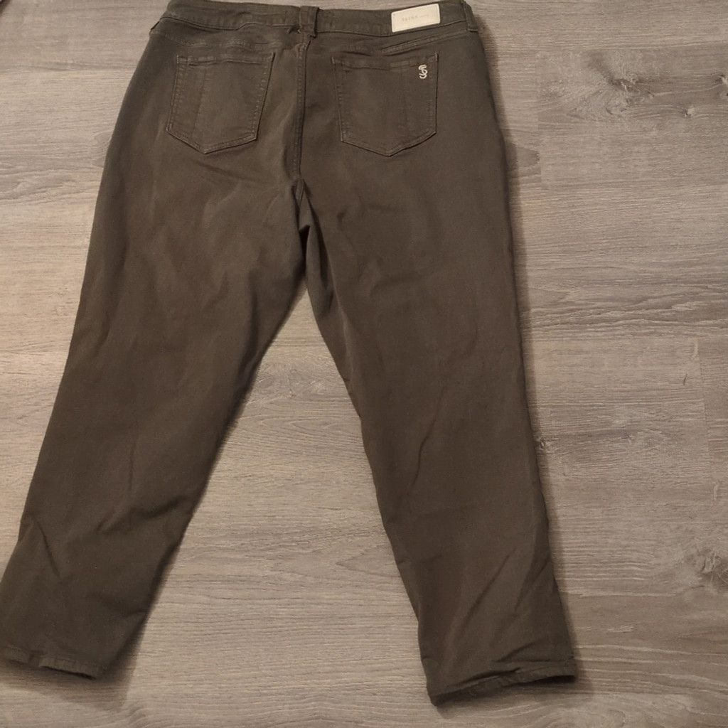 Other Slink curvy green jeans size 14 Size 36" / US 14 / IT 50 - 6 Thumbnail