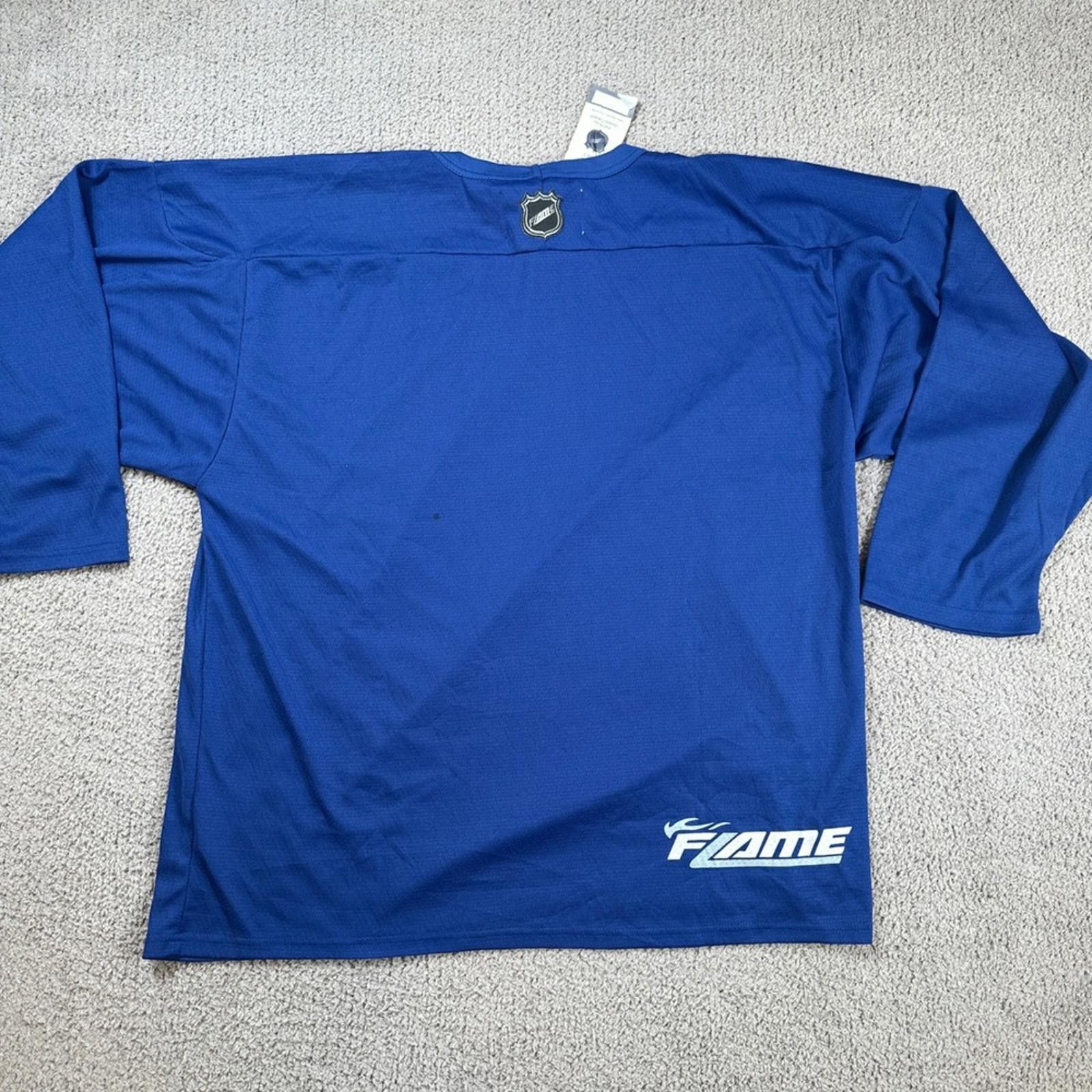 Frame Flame Hockey Practice Jersey Blue Mens 52-54 XXL Canada NWT Size US XXL / EU 58 / 5 - 3 Thumbnail