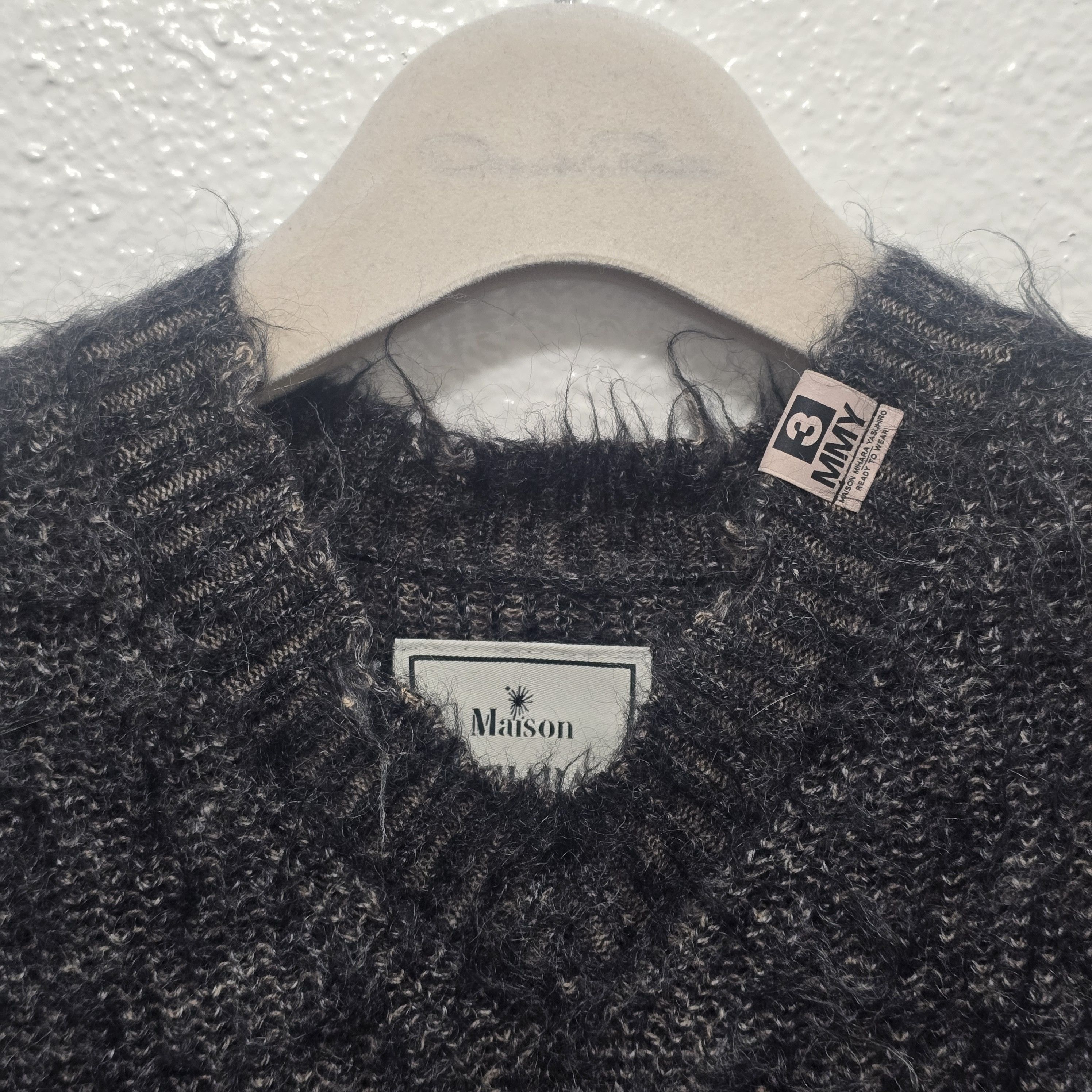 Maison MIHARA YASUHIRO Brushed knit pullover Size US XL / EU 56 / 4 - 2 Thumbnail