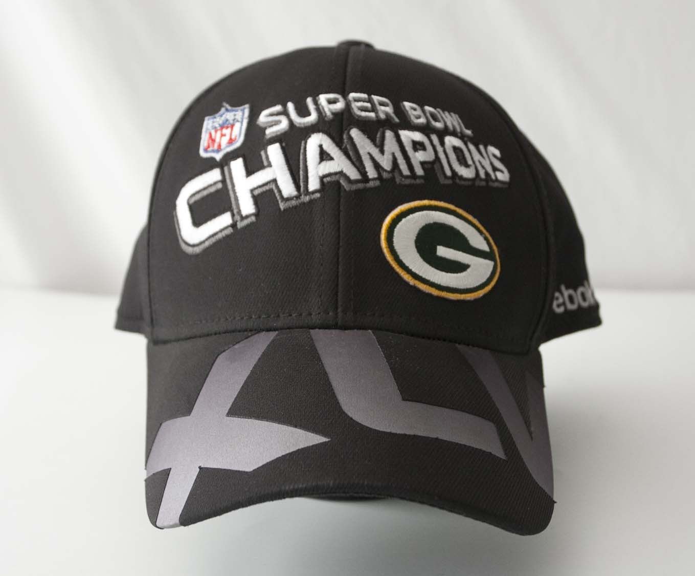 NFL × Reebok Green Bay Packers Cap Super Bowl XVL Size M/L Reebok Size ONE SIZE - 1 Thumbnail