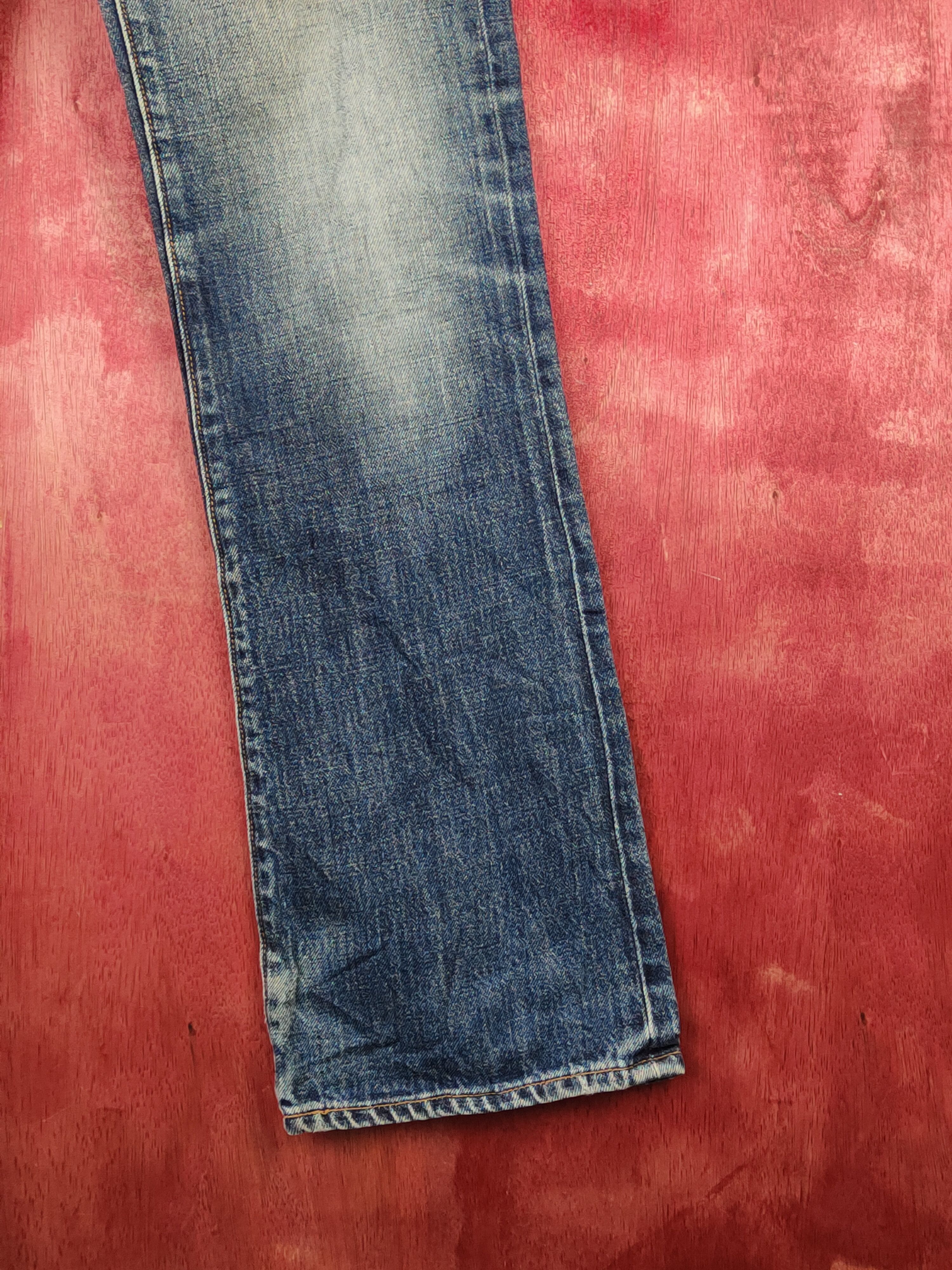 Gap Gap slim boot fit Dark Blue Distressed Ripped Jeans #S2355 Size 28" / US 6 / IT 42 - 6 Thumbnail