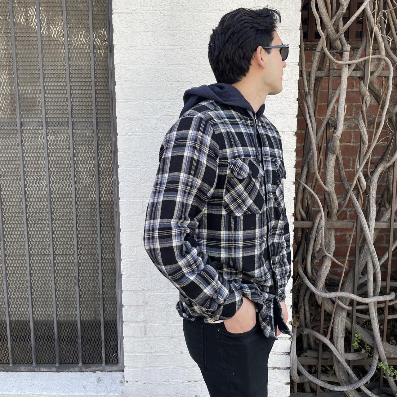 Abercrombie & Fitch × Wrangler × Zara Men’s legendary outfitters plaid button up jacket Sherpa Size US L / EU 52-54 / 3 - 2 Thumbnail