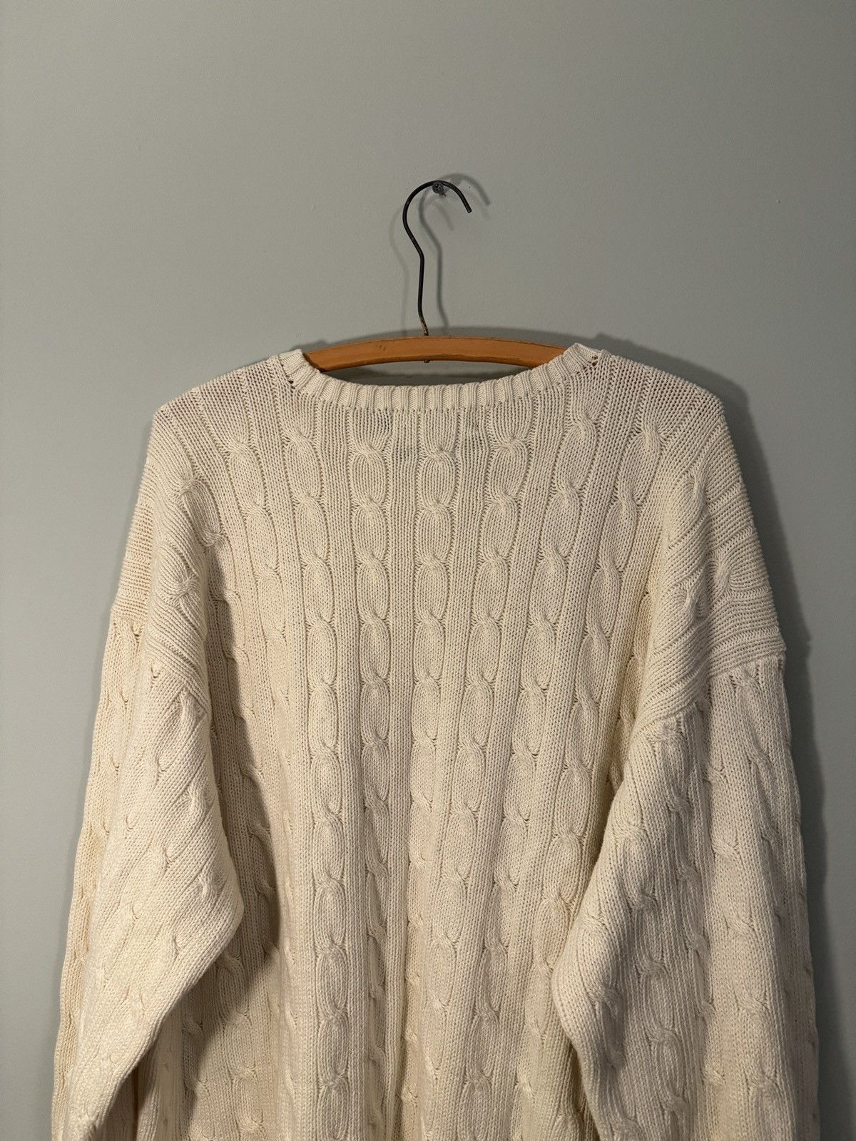 Polo Ralph Lauren Polo Ralph Lauren Cable Knit Sweater ERD Grunge RRL Bode Size US XL / EU 56 / 4 - 5 Thumbnail