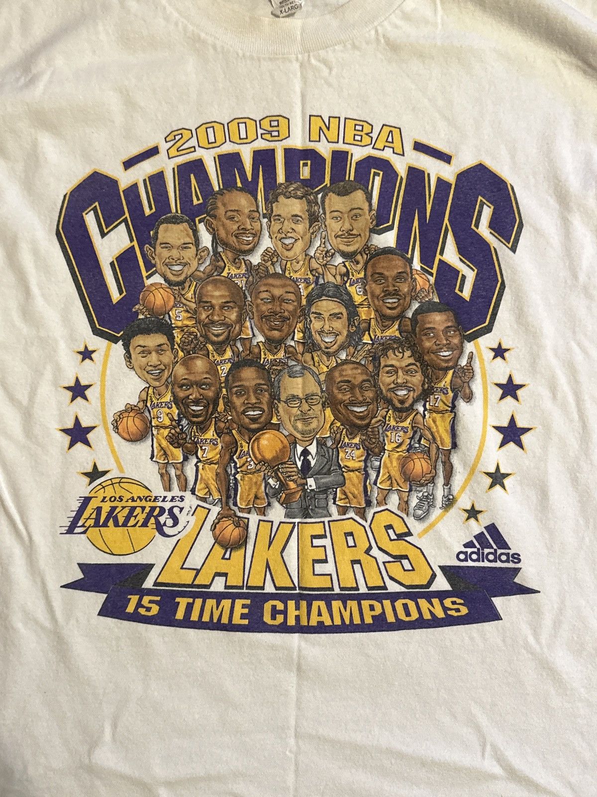 Adidas Adidas 2009 NBA Champions Los Angeles Lakers in youth XL Size US XS / EU 42 / 0 - 2 Thumbnail
