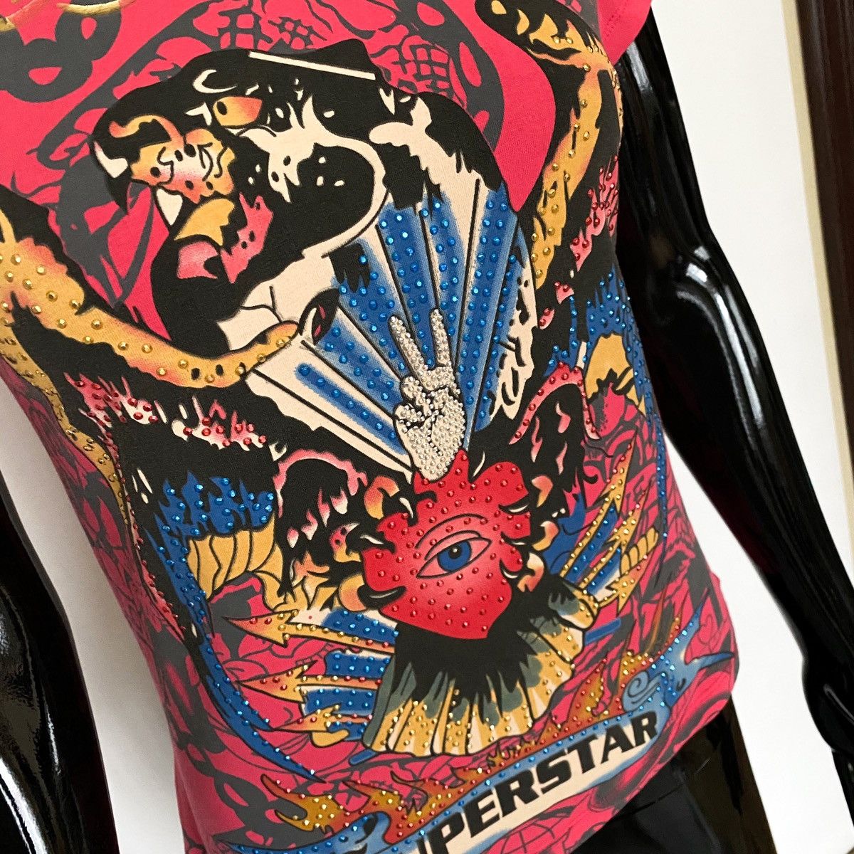 Ed Hardy Ed Hardy SUPERSTAR Tee / T Shirt Size M / US 6-8 / IT 42-44 - 3 Thumbnail