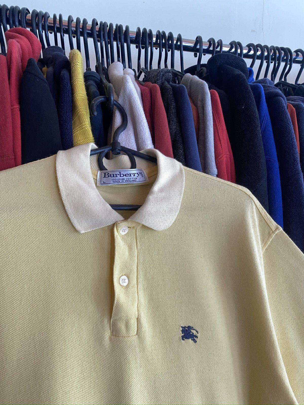 Burberry VINTAGE BURBERRYS POLO SHIRT 90s Size US L / EU 52-54 / 3 - 2 Thumbnail