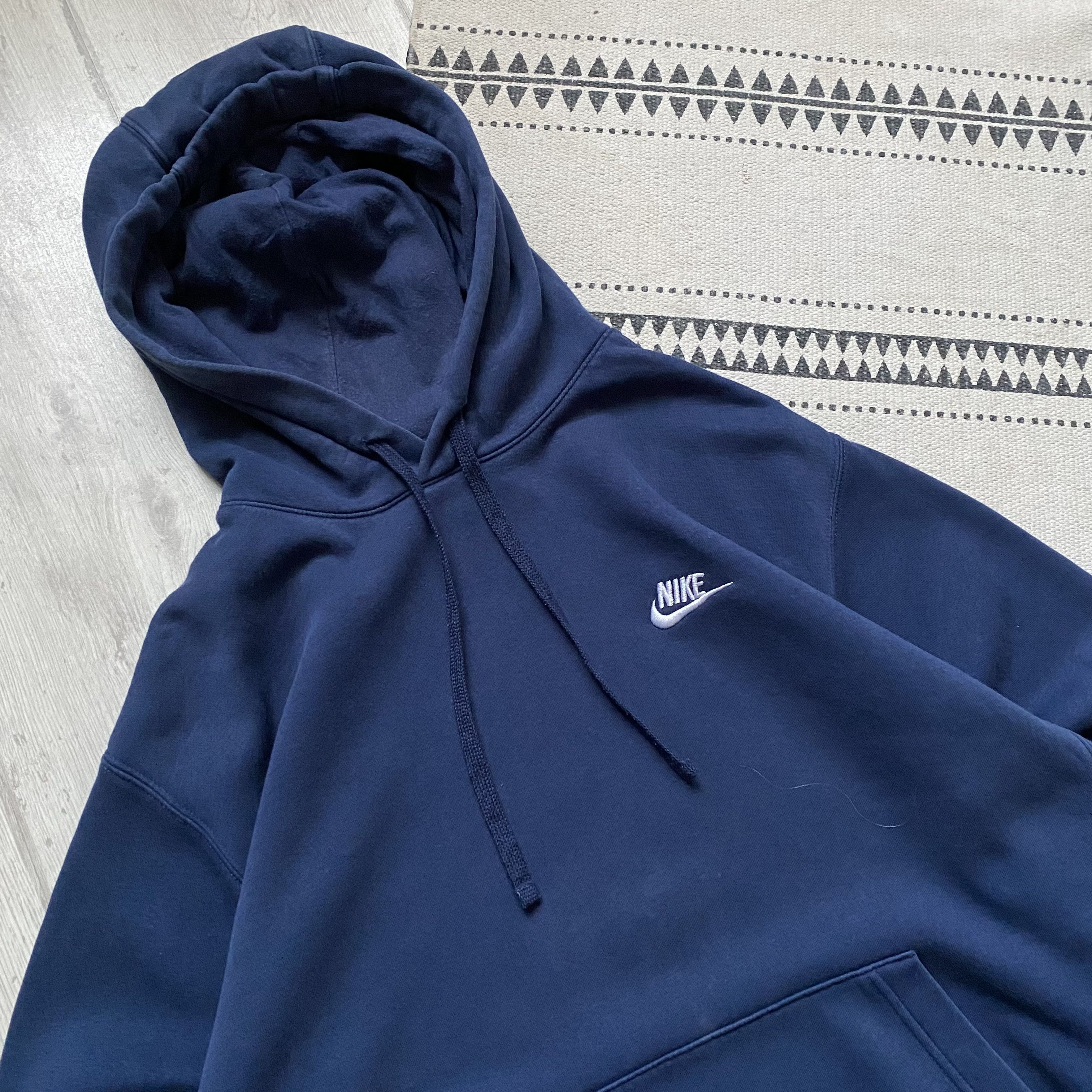 Nike Nike boxy hoodie Y2K Spell out Drill mini logo Swoosh Size US M / EU 48-50 / 2 - 2 Thumbnail