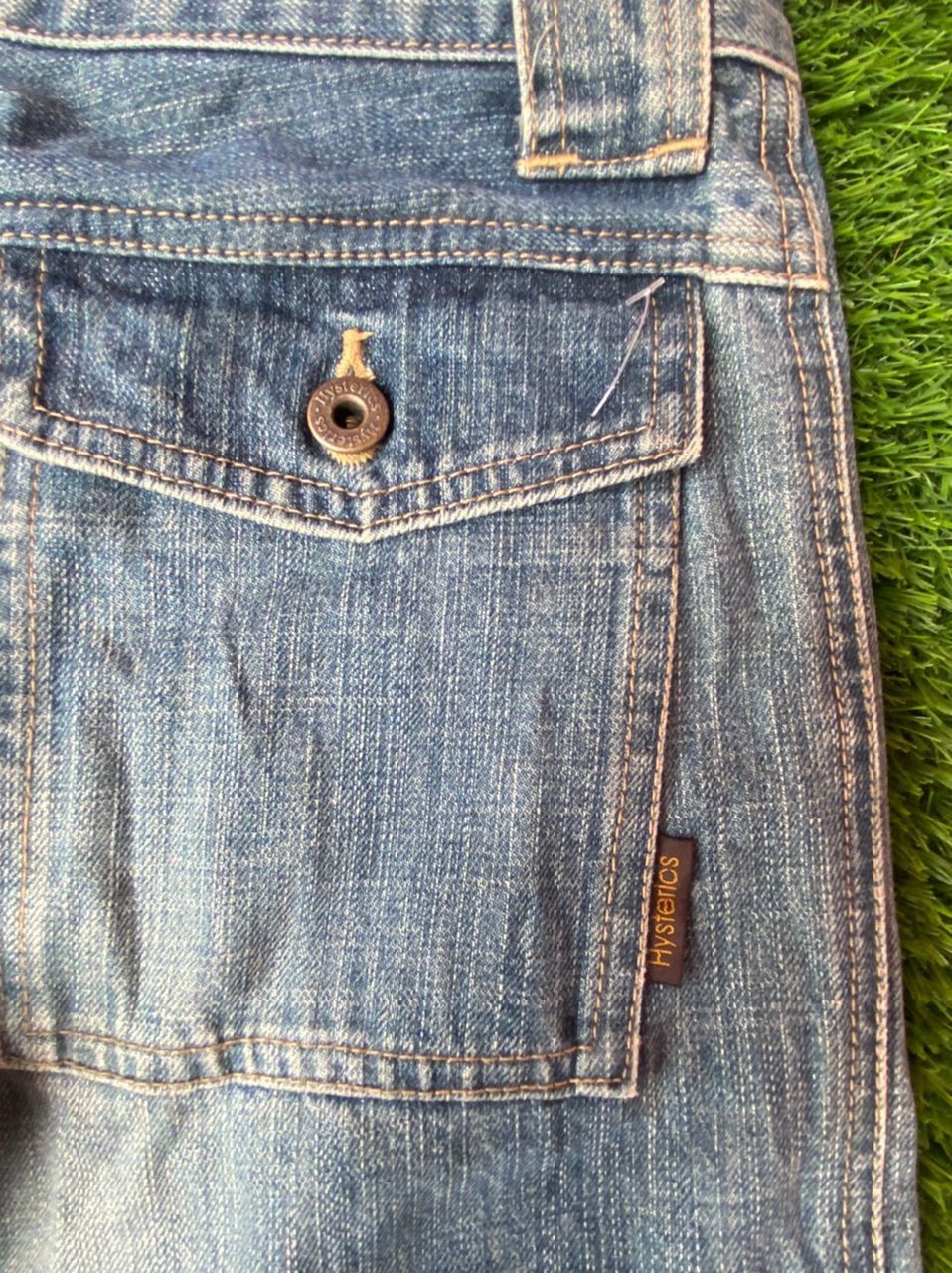 Hysteric Glamour × Japanese Brand Rare Hysteric Glamour Cargo Jogger Denim Pants Size US 31 - 4 Thumbnail