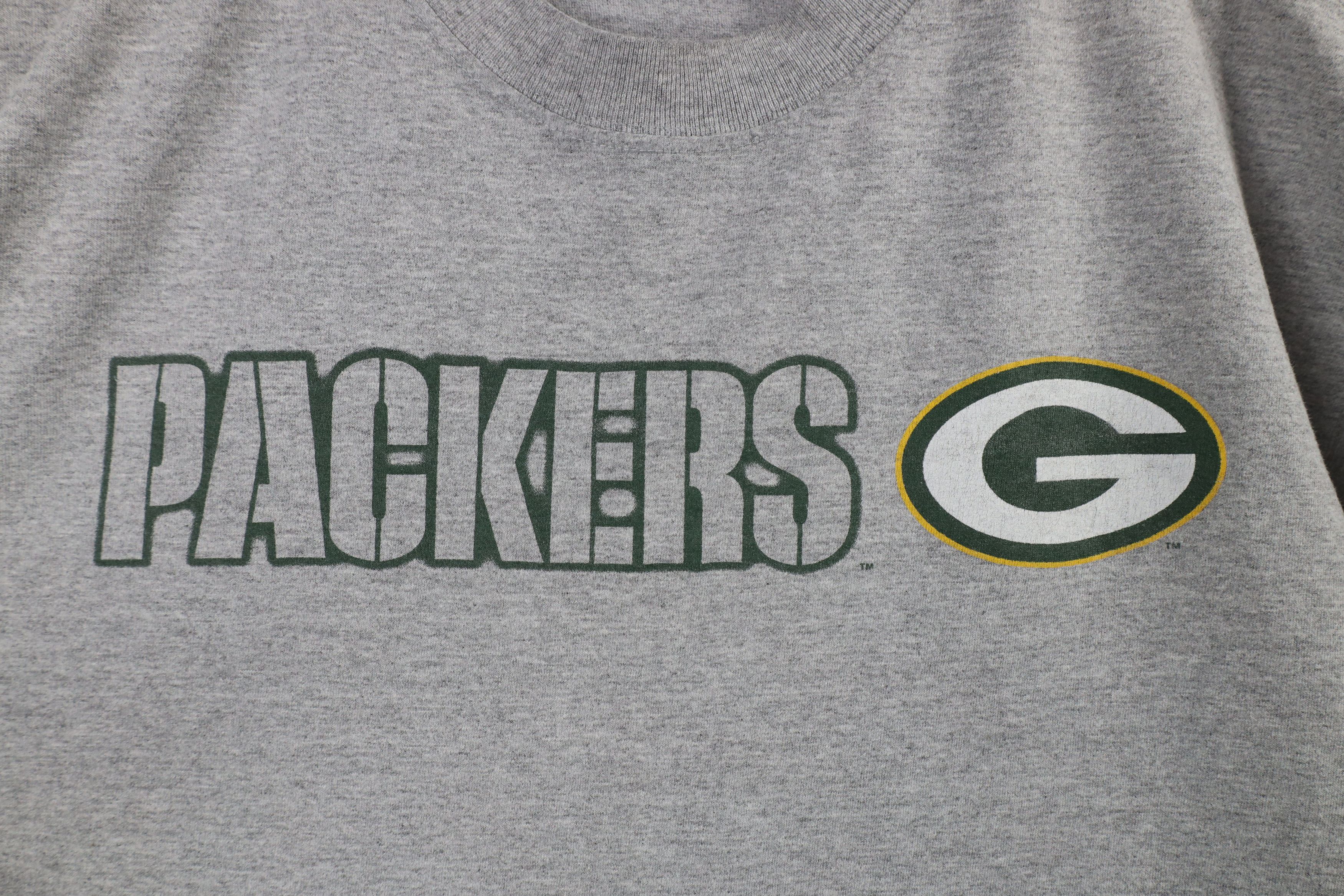 Majestic × Vintage Vintage 90s Majestic Green Bay Packers Football T-Shirt Size US L / EU 52-54 / 3 - 4 Thumbnail
