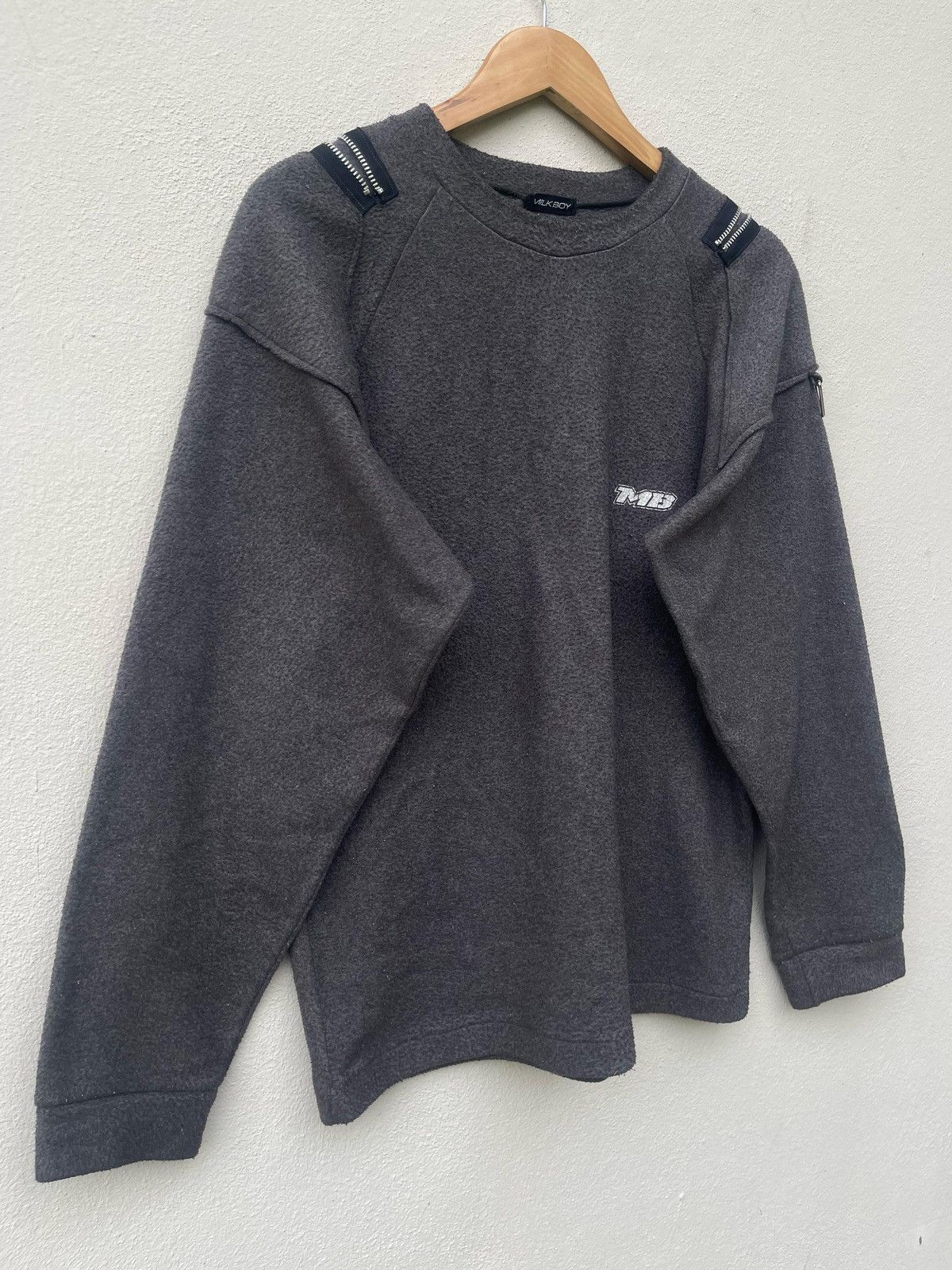 If Six Was Nine × Japanese Brand × Le Grande Bleu (L.G.B.) Milkboy Punk Bondage Style Sweatshirt Size US M / EU 48-50 / 2 - 12 Thumbnail
