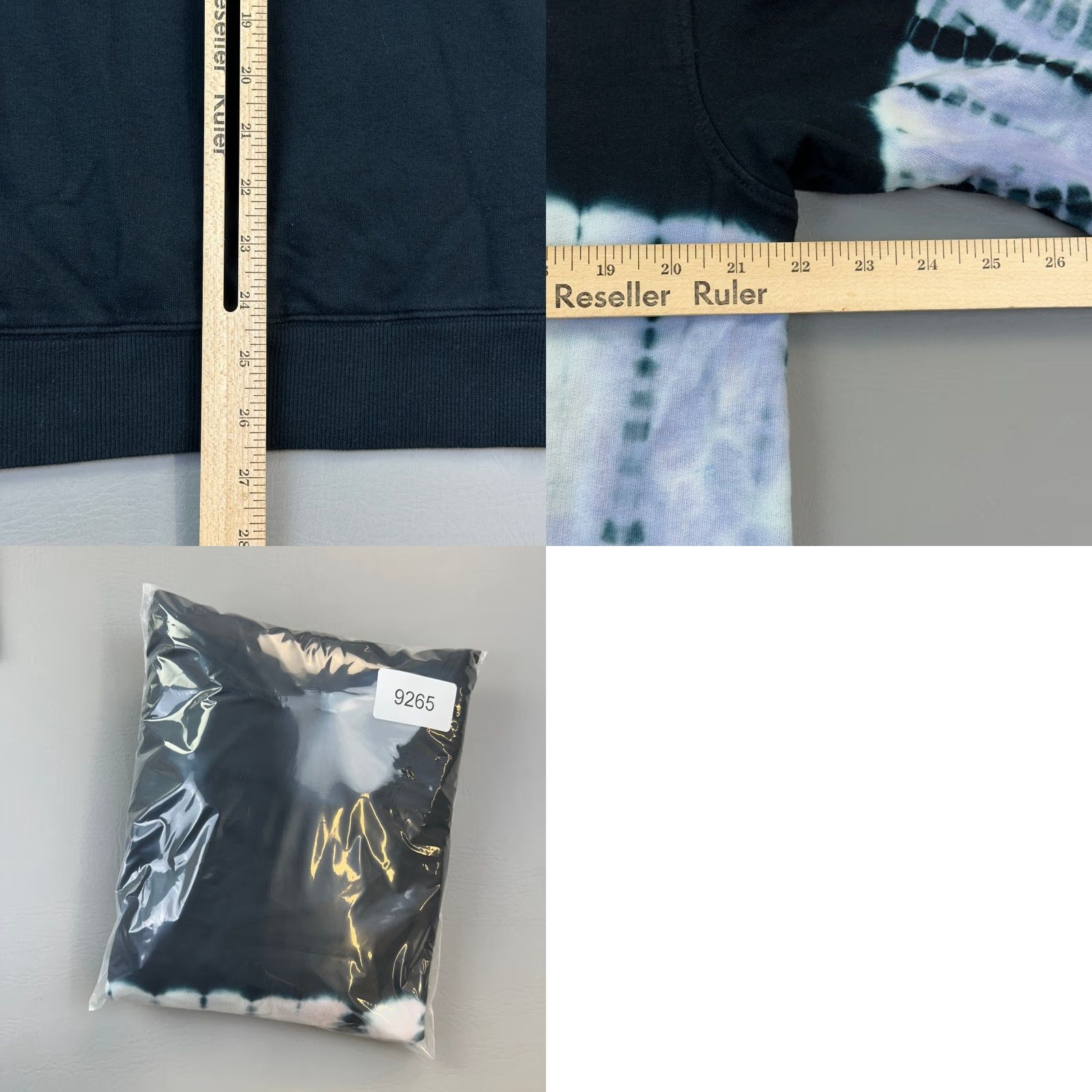 Vintage Original Use Hoodie Mens Medium Black Tie Dye Pullover Streetwear Skate Hoodie Size US M / EU 48-50 / 2 - 8 Thumbnail