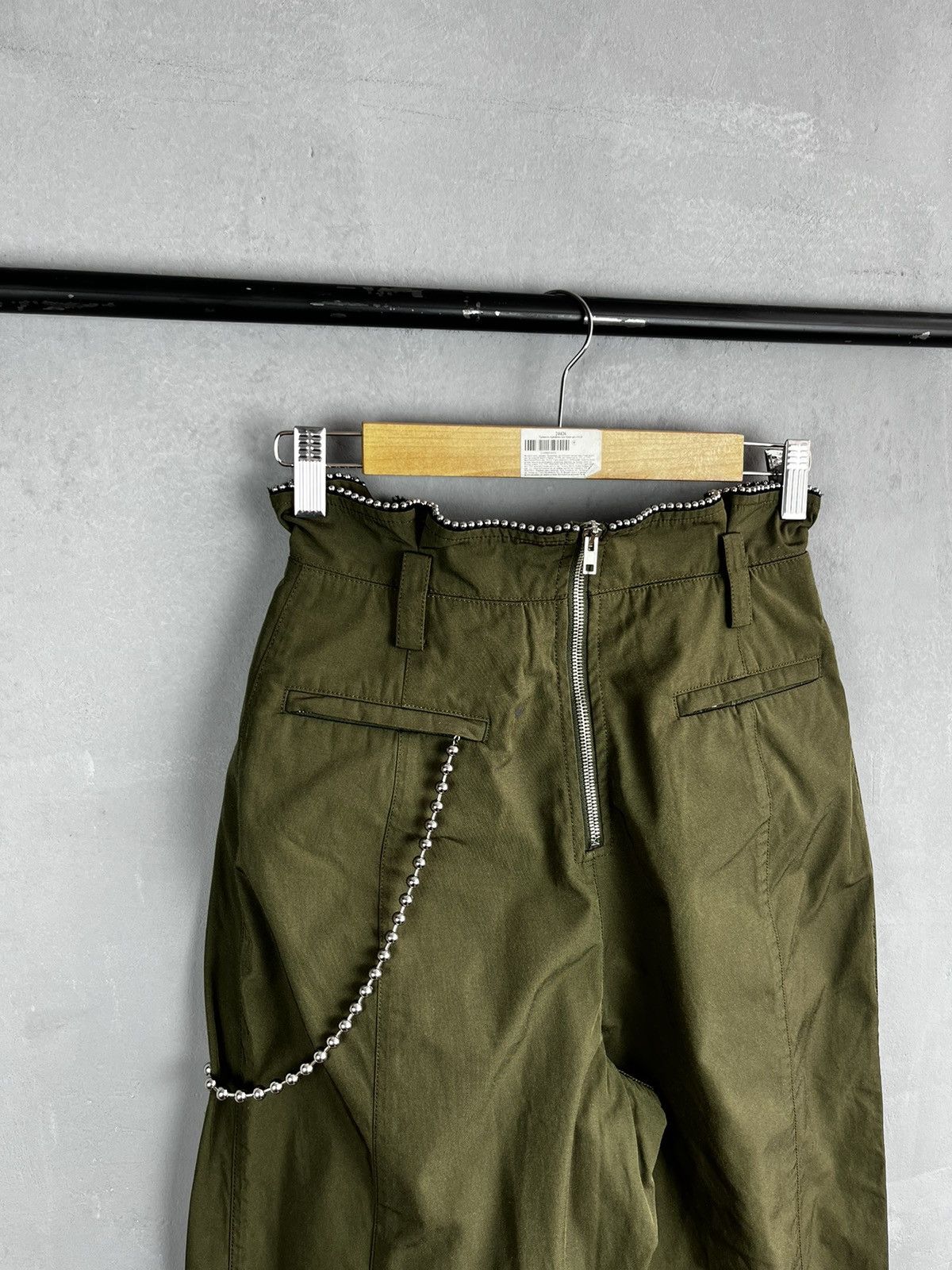 Alexander Wang × Other ALEXANDER WANG High Waisted Army Pants With Ballchain Size 26" / US 2 / IT 38 - 10 Thumbnail