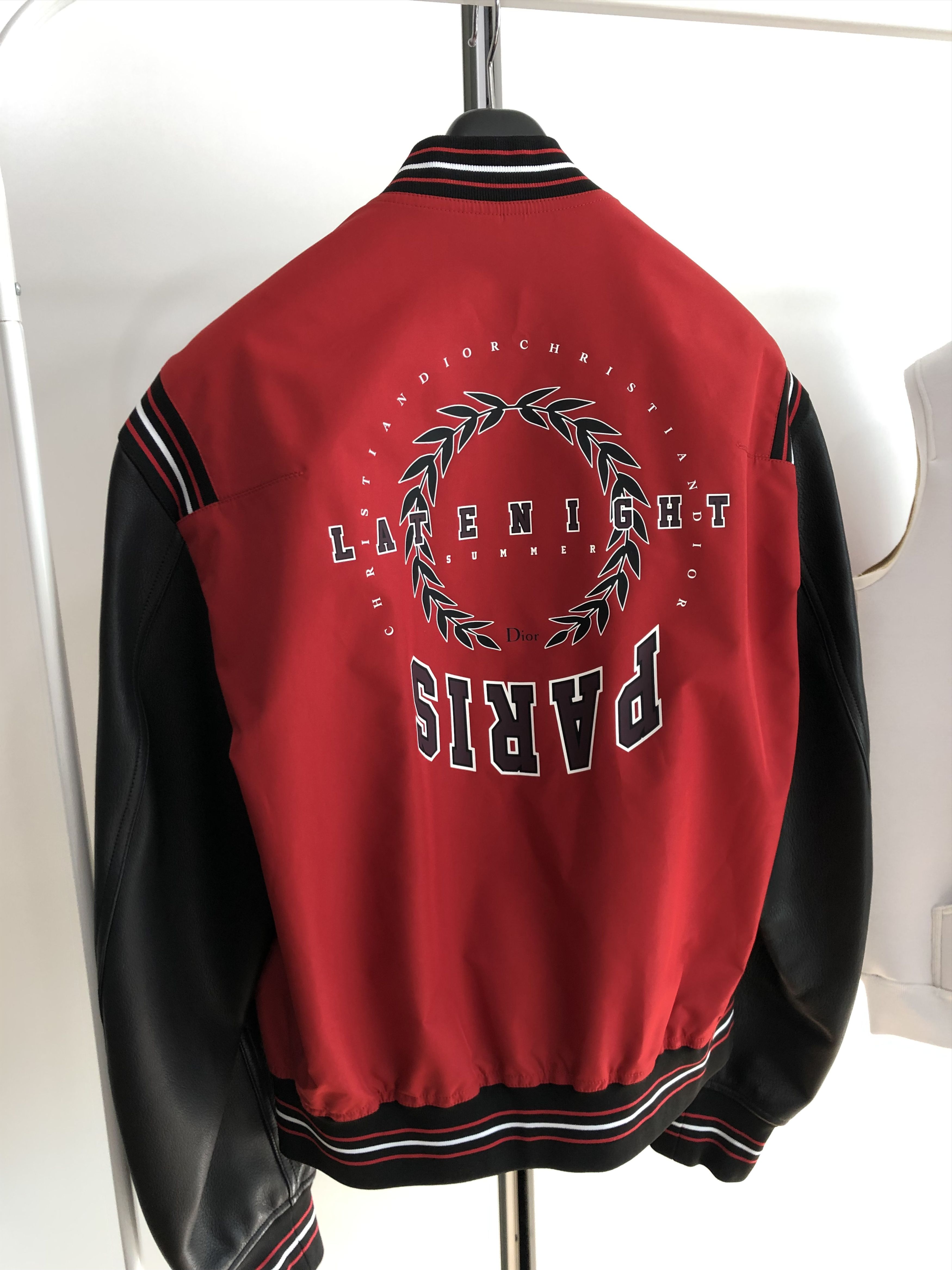 Dior DIOR HOMME Paris Varsity Bomber Jacket (SS18) Size US M / EU 48-50 / 2 - 4 Thumbnail