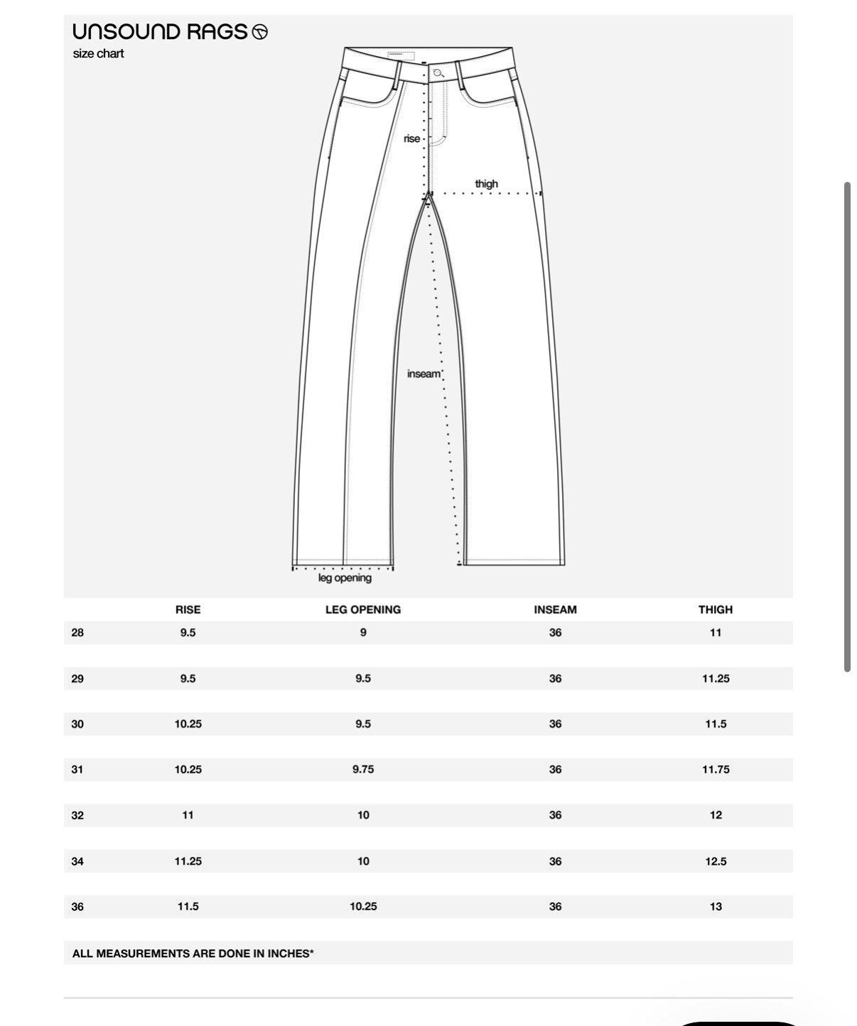 Unsound Rags Q Cut Cement Size US 32 / EU 48 - 14 Thumbnail