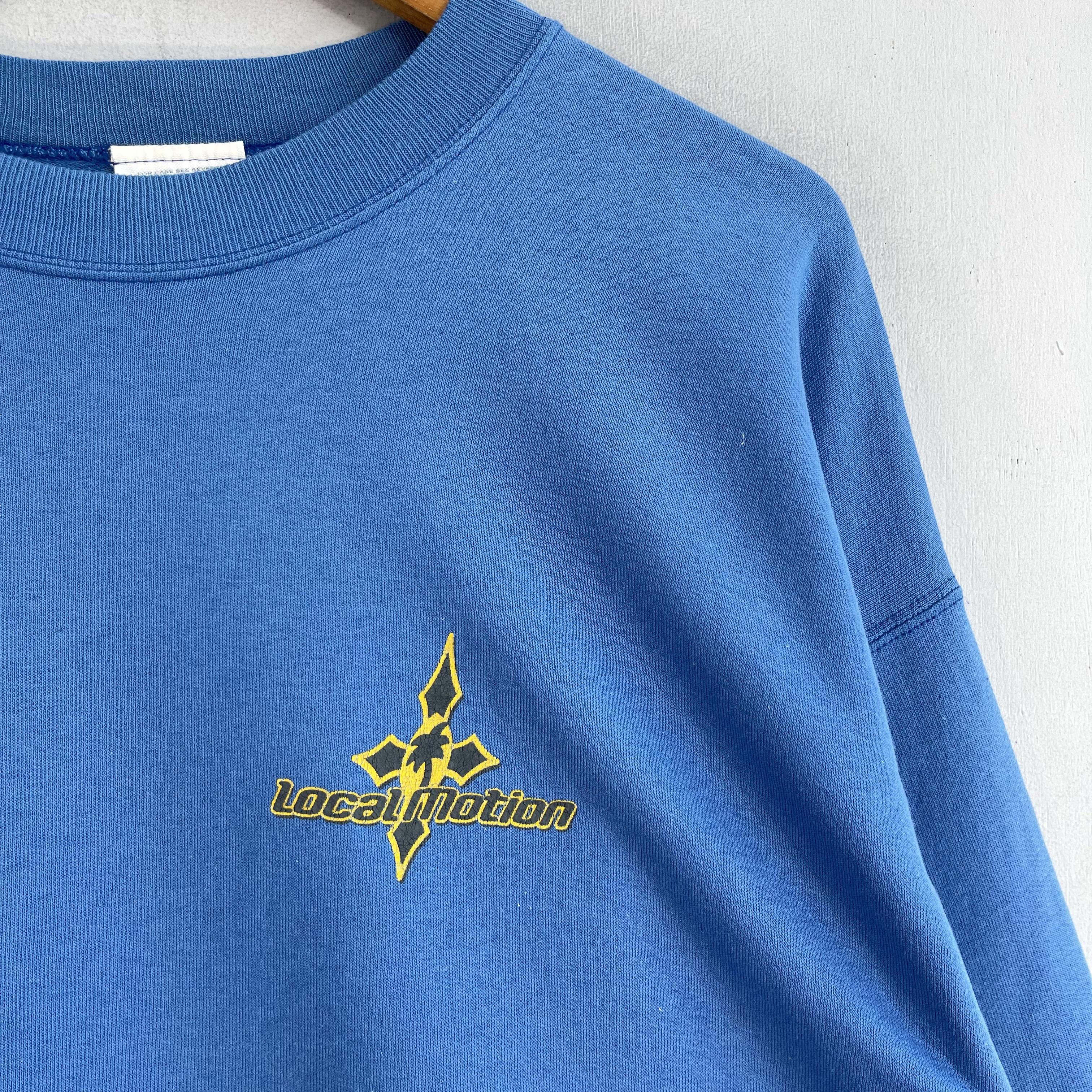 Vintage Vintage 80's LOCAL MOTION Hawaii Back Hit Logo Sweatshirt Size US L / EU 52-54 / 3 - 7 Thumbnail