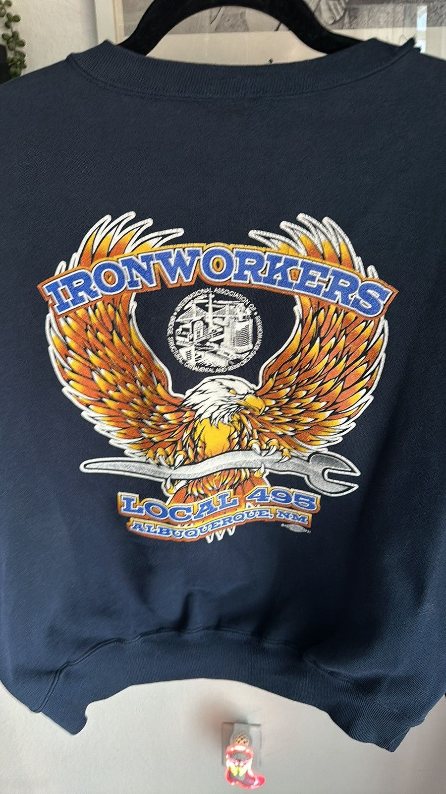 Vintage Vintage made in USA ironworkers crewneck Size US L / EU 52-54 / 3 - 2 Thumbnail