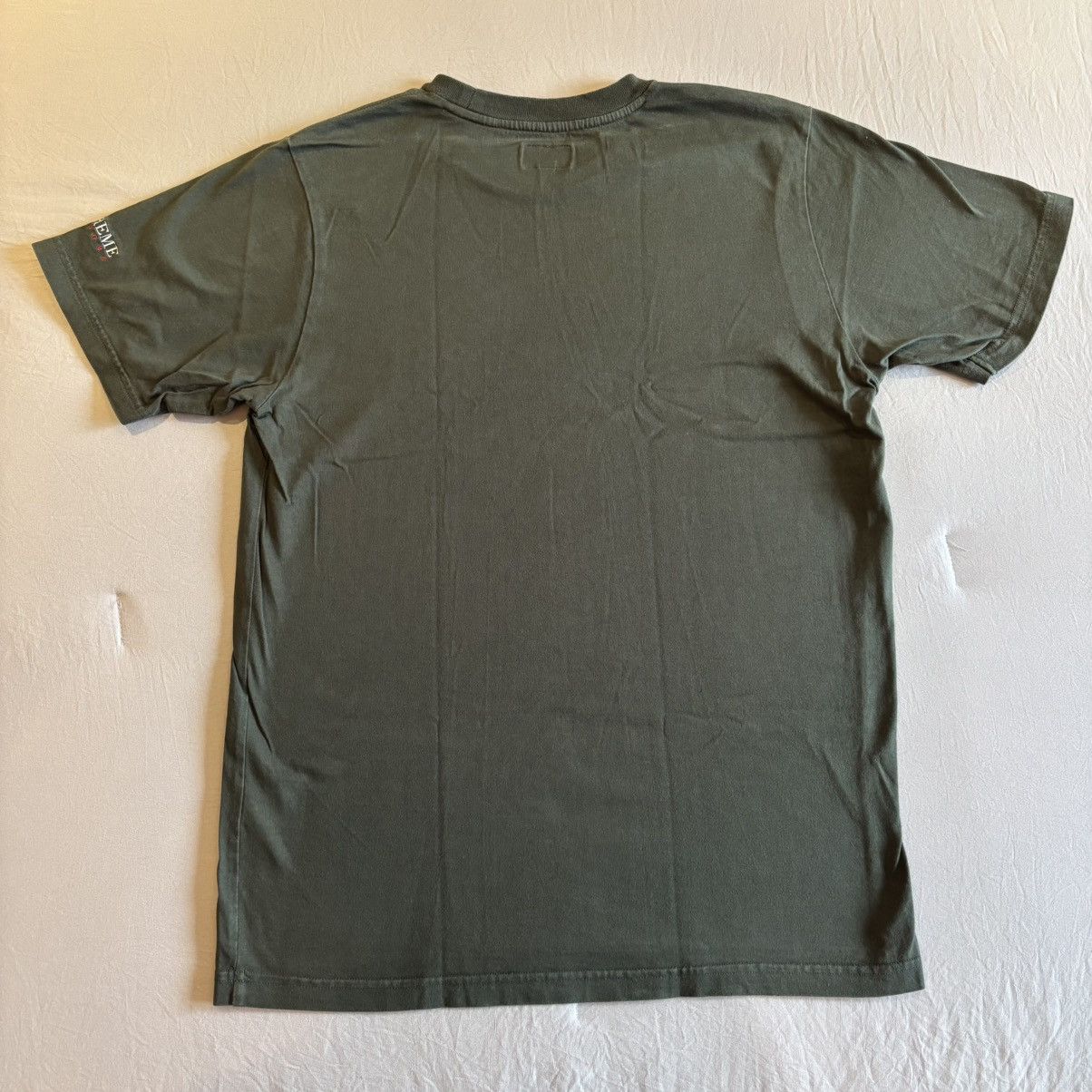Supreme Supreme Men’s Olive Green T-shirt Size US M / EU 48-50 / 2 - 2 Thumbnail