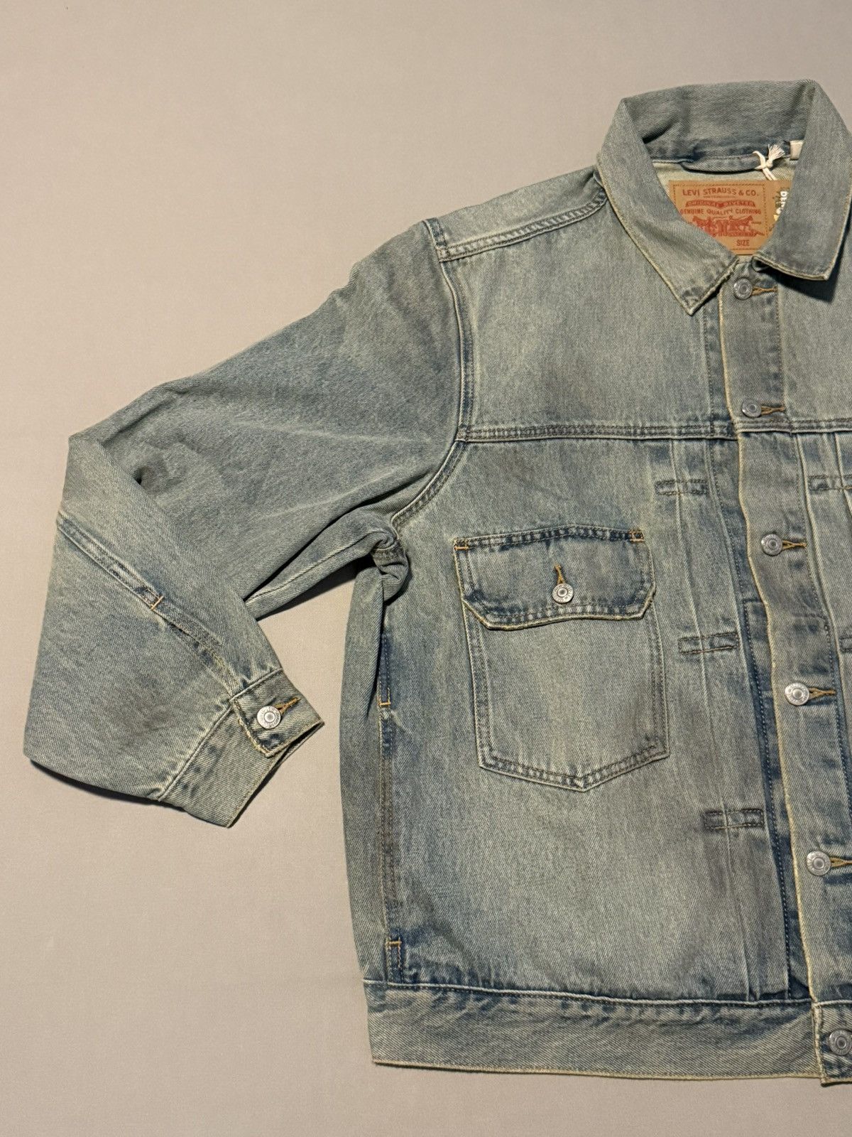 DENIM TEARS Denim Tears Dirty Wash Type 2 Denim Jacket Brand New BNWT DS Size US XL / EU 56 / 4 - 6 Thumbnail