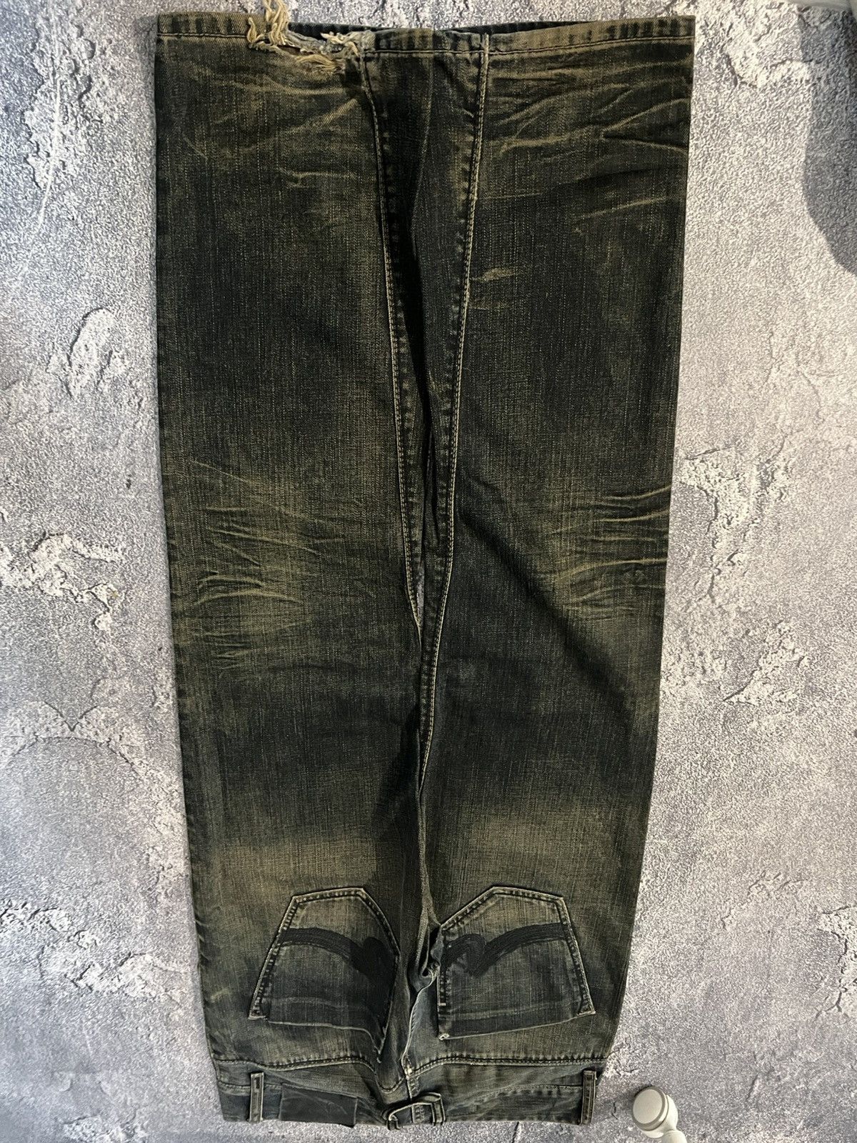 Japanese Brand Japanese Distressed Patina Dark Avan Style Denim Slim Size US 32 / EU 48 - 6 Thumbnail