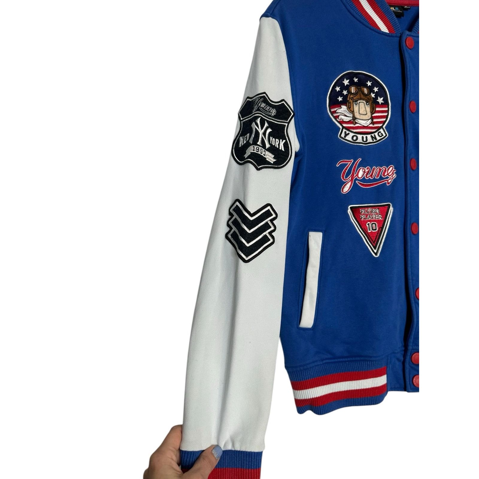 MLB MLB New York Yankees blue white varsity jacket size Small Size US S / EU 44-46 / 1 - 12 Thumbnail