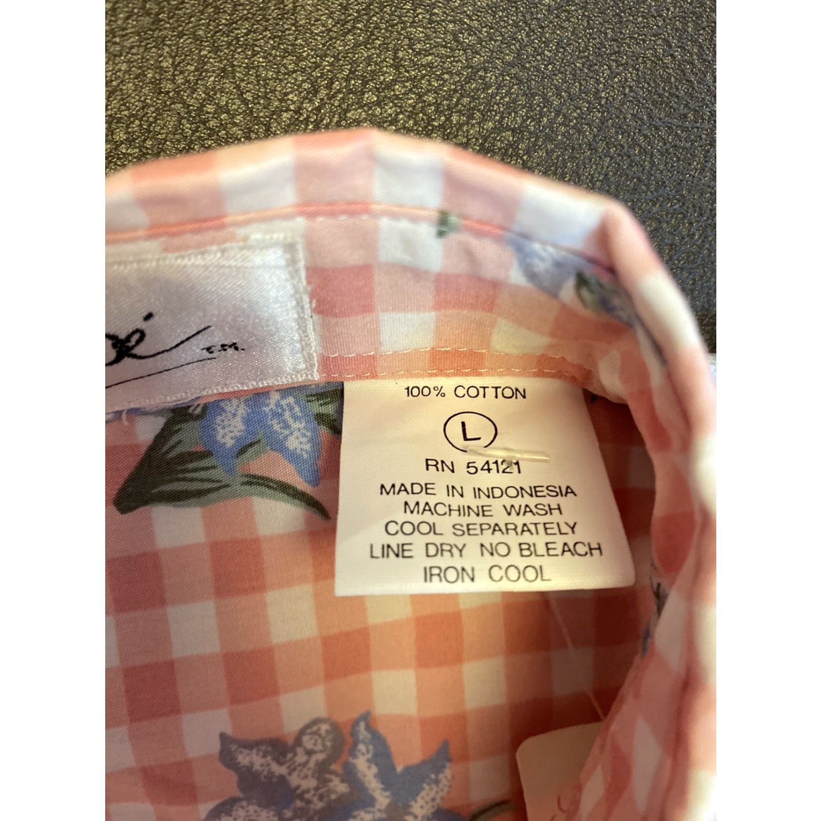 Vintage Vintage Women's Blouse L Retro Floral Gingham Check Prairie Cottage Cottagecore Size L / US 10 / IT 46 - 4 Thumbnail