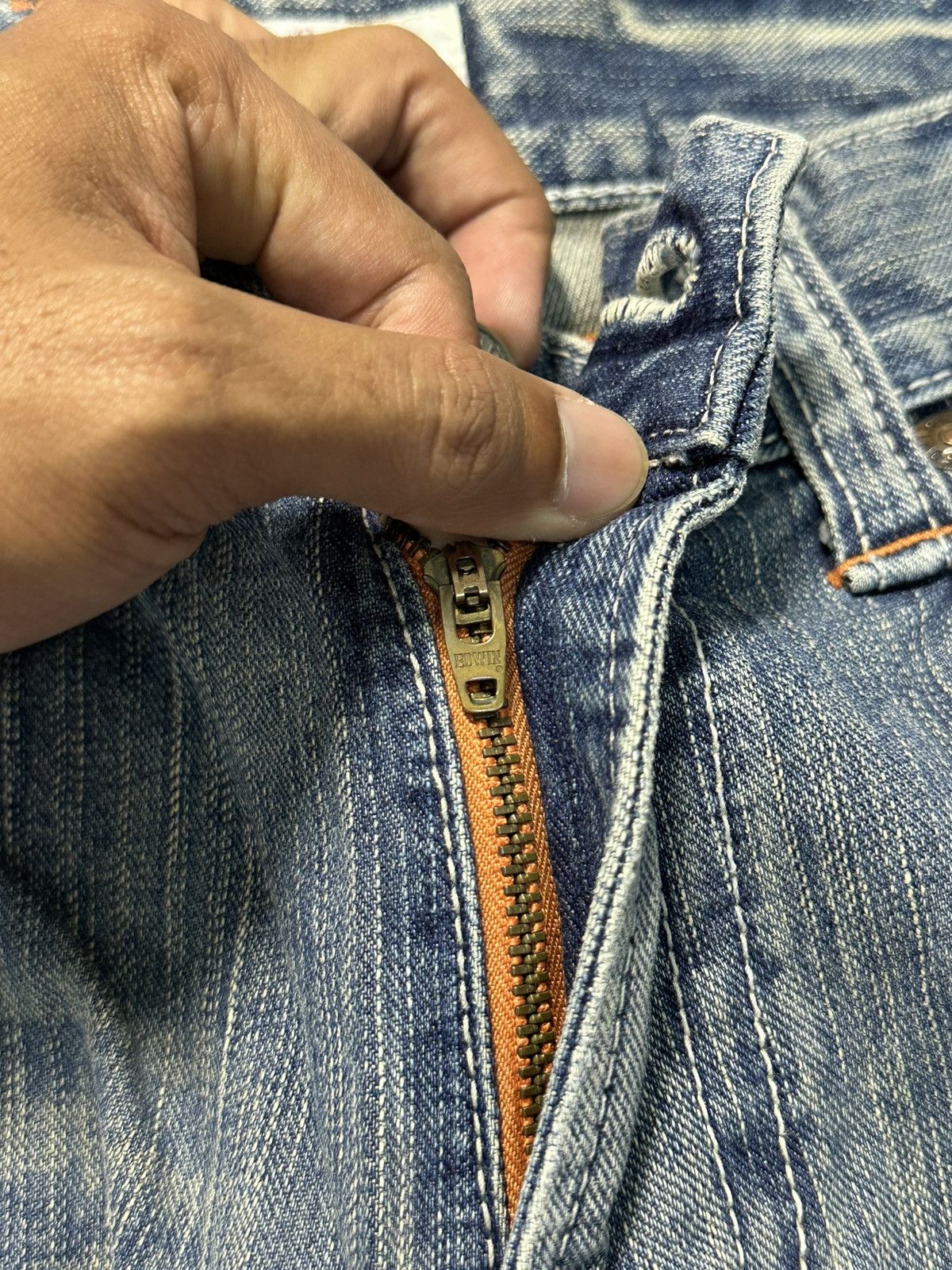 Undercover × Uniqlo Edwin 424XVS Flare Washed Denim Size US 32 / EU 48 - 8 Thumbnail