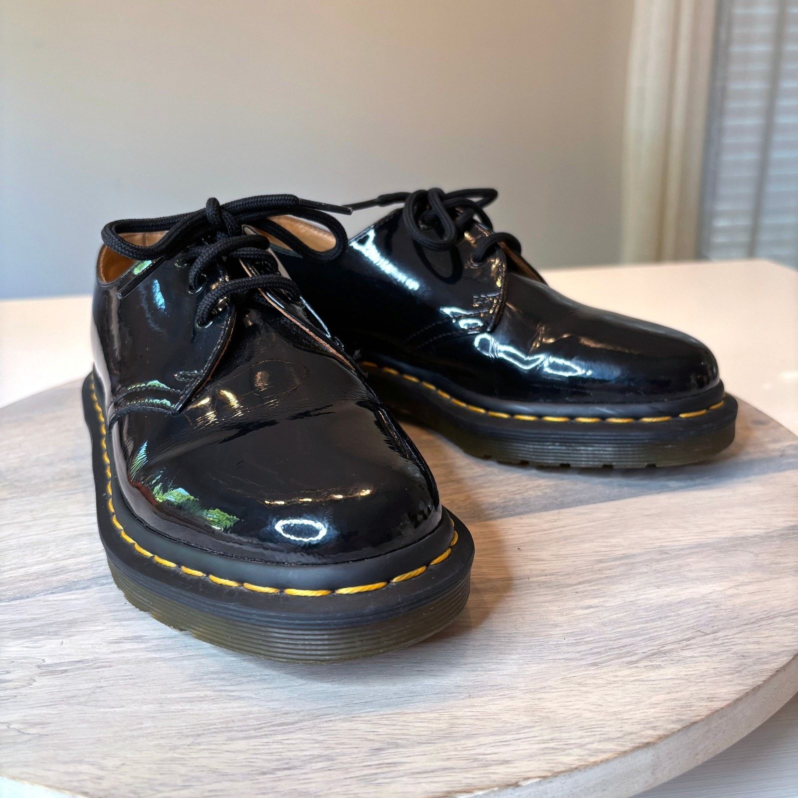 Dr. Martens Dr Martens 1461 Black Leather Shoes Women's EU 37 US 6 Size US 6 / IT 36 - 1 Thumbnail