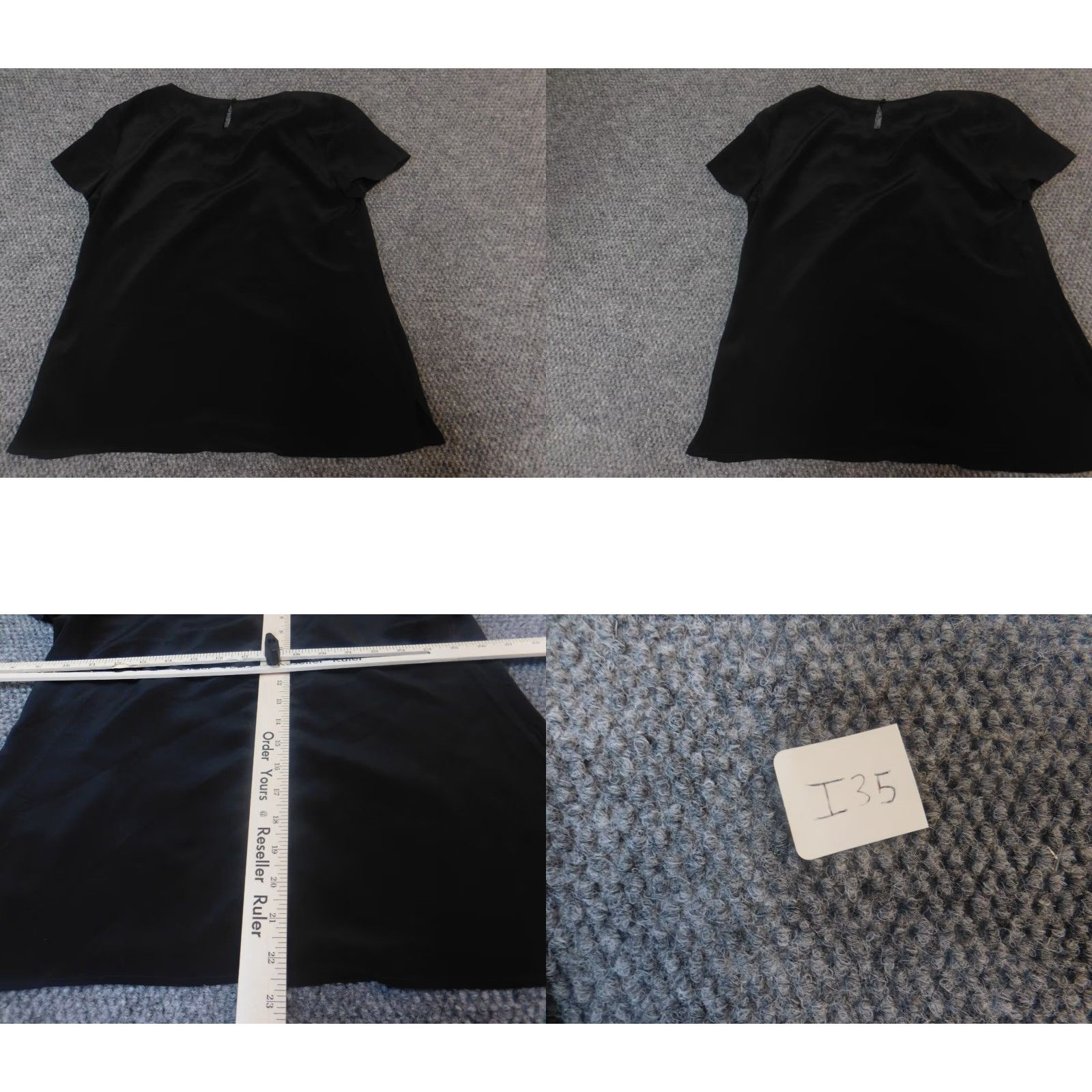 Ann Taylor Loft Womens Blouse 6 Black Lightweight Pullover Casual Round Neck Cotton 100% Ann Taylor Loft Womens Blouse Size M / US 6-8 / IT 42-44 - 8 Thumbnail