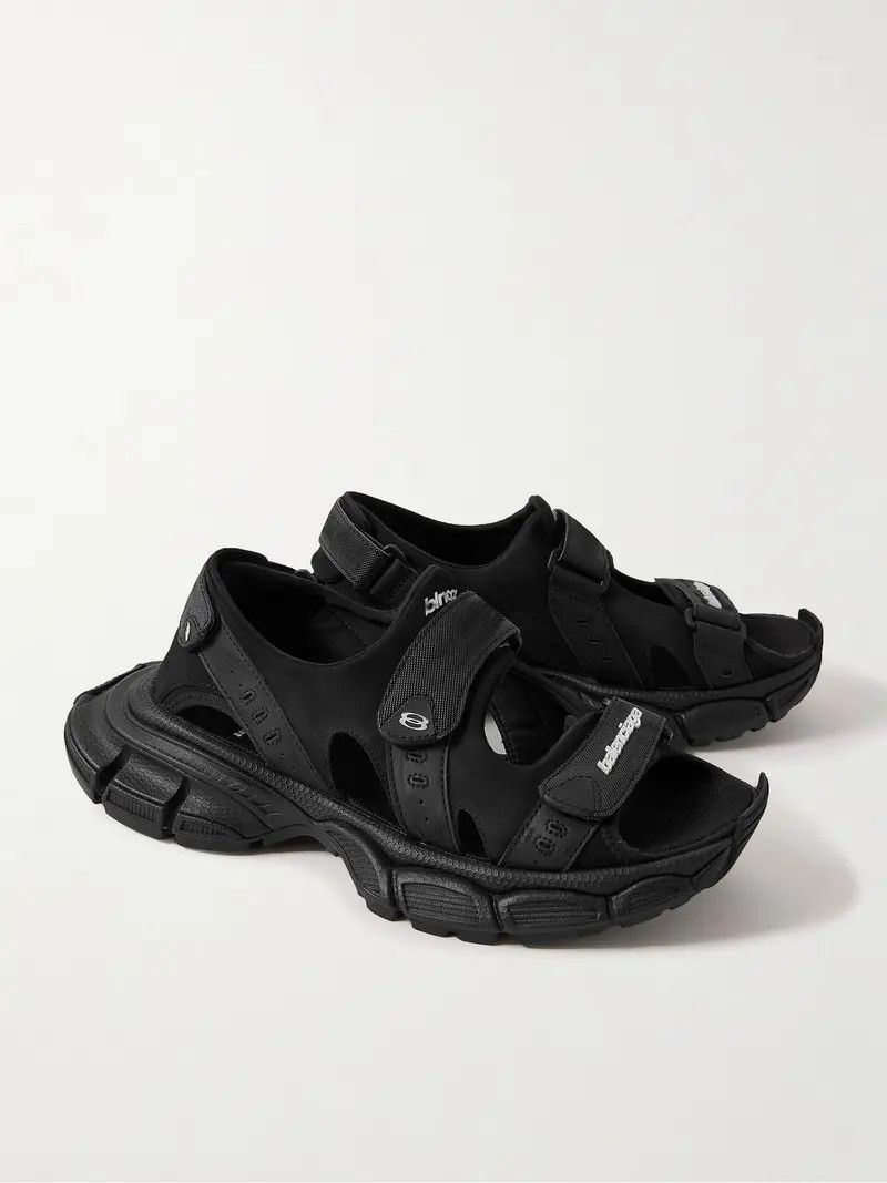 Balenciaga o1srvl11e0426 3XL Sandals in Black Size US 13 / EU 46 - 3 Thumbnail