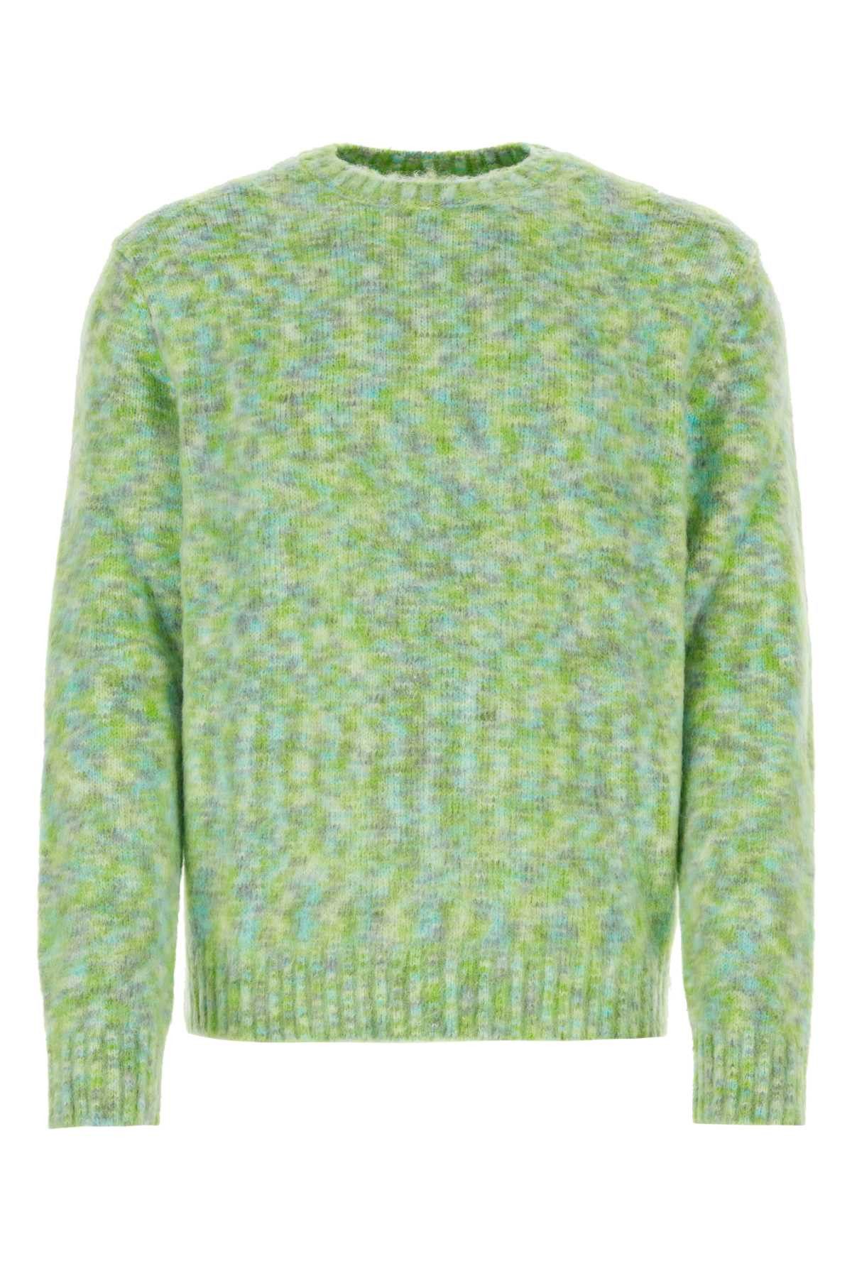 image of Loewe Multicolor Wool Blend Sweater, Men's (Size Medium)