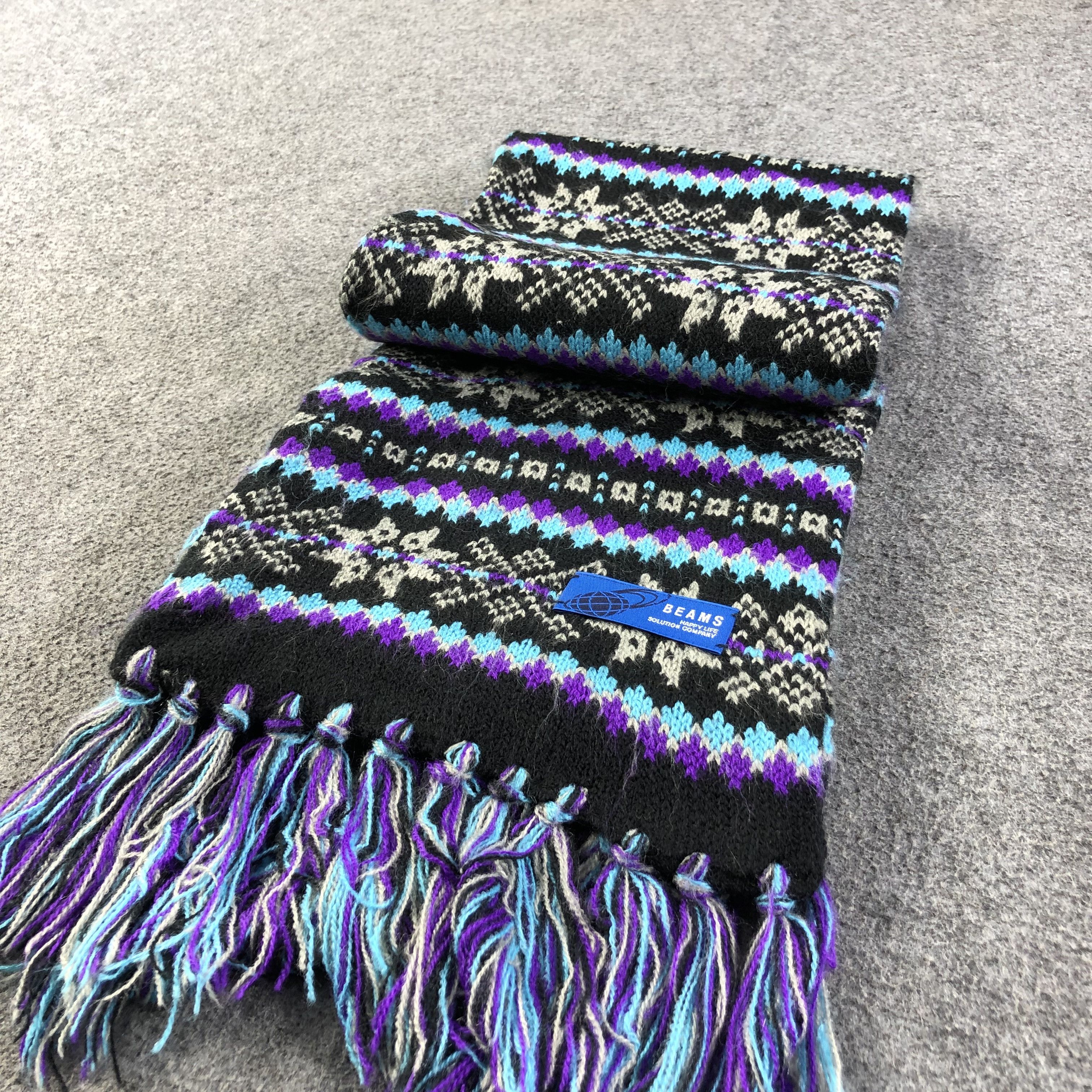 Beams Plus Beams Native Navajo Wool Scarf Muffler V1067 Size ONE SIZE - 2 Thumbnail
