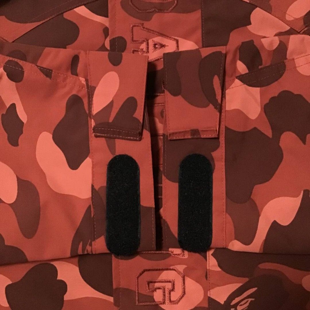 Bape BAPE Red camo hoodie snowboard jacket a bathing ape Size US XL / EU 56 / 4 - 5 Thumbnail