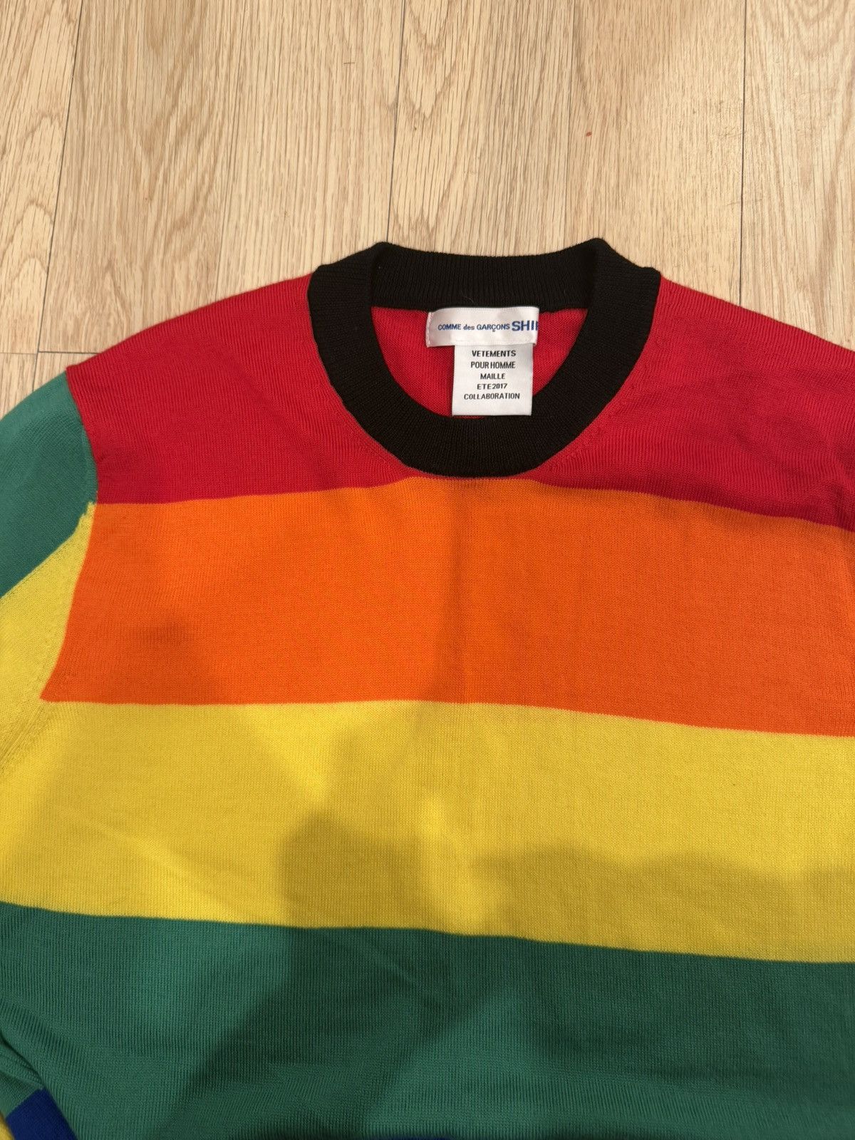 Vetements Vetements rainbow comme des garcons knit Size US L / EU 52-54 / 3 - 5 Thumbnail