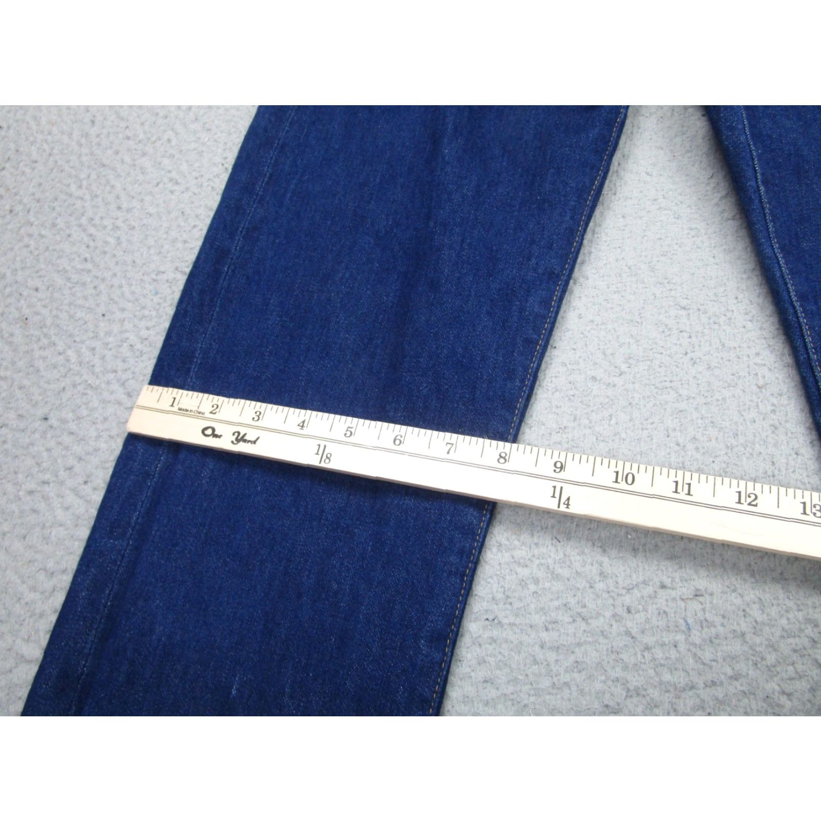 Denime BLKSMTH Jeans Mens 30 Blue Selvedge Denim Pants Cone White Oak Made USA Workwear Size US 30 / EU 46 - 4 Thumbnail