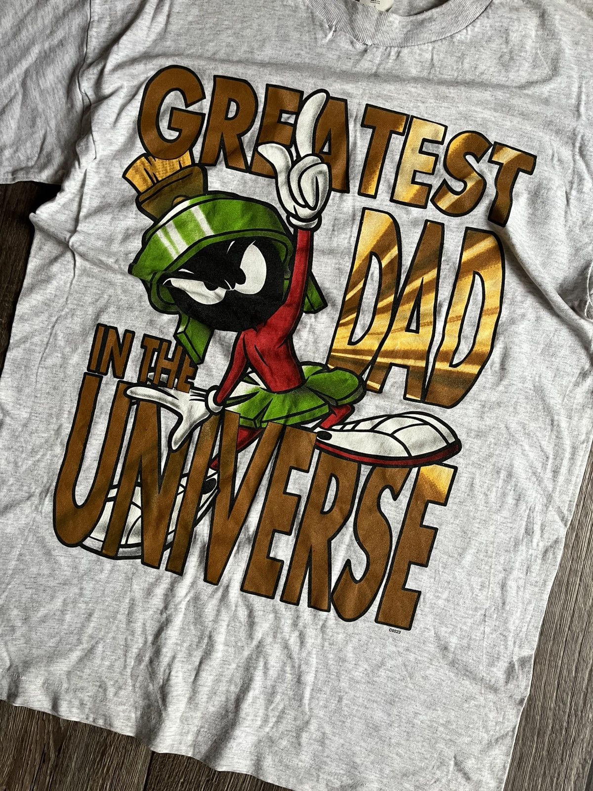 Vintage × Warner Bros Vintage 90s Looney Tunes 'Greatest Dad In The Universe' Size US L / EU 52-54 / 3 - 2 Thumbnail