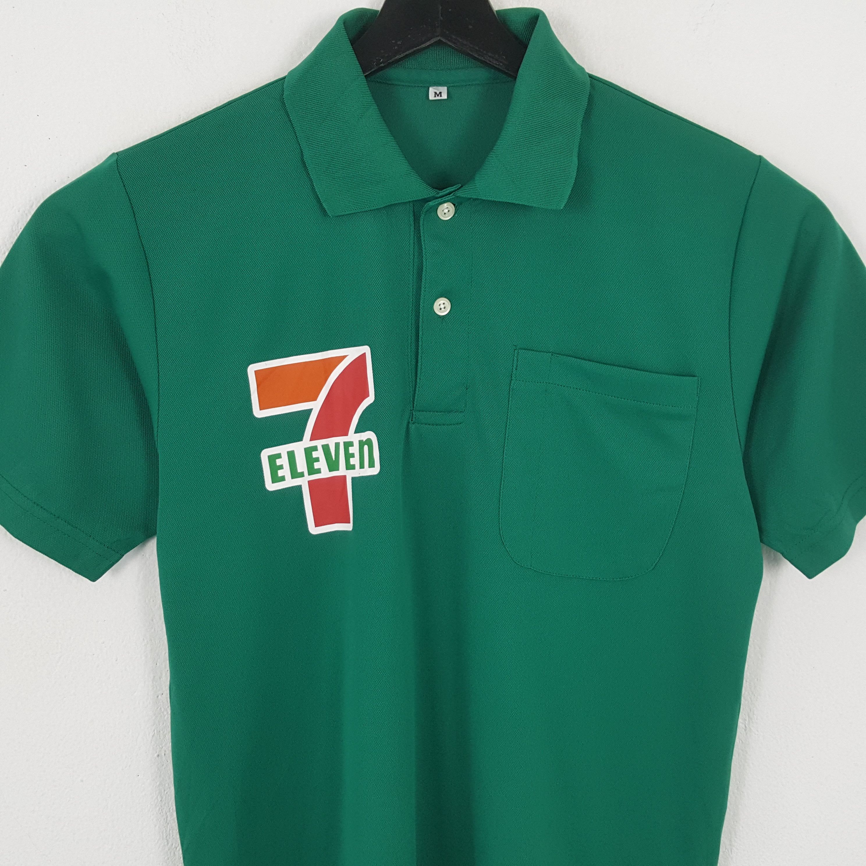Vintage 7 ELEVEn Japanese Workers Workwear Polos Size US M / EU 48-50 / 2 - 2 Thumbnail